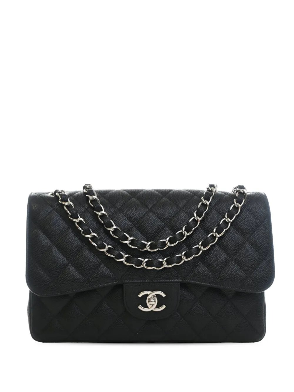 2013-2014 Jumbo Classic Caviar Double Flap shoulder bag