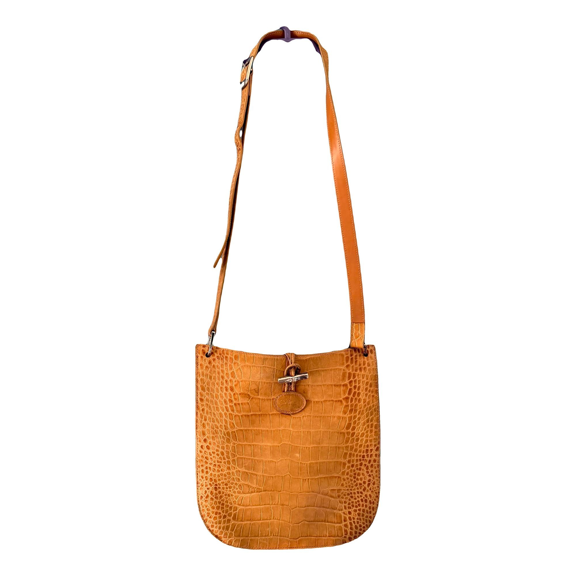 Roseau leather crossbody bag