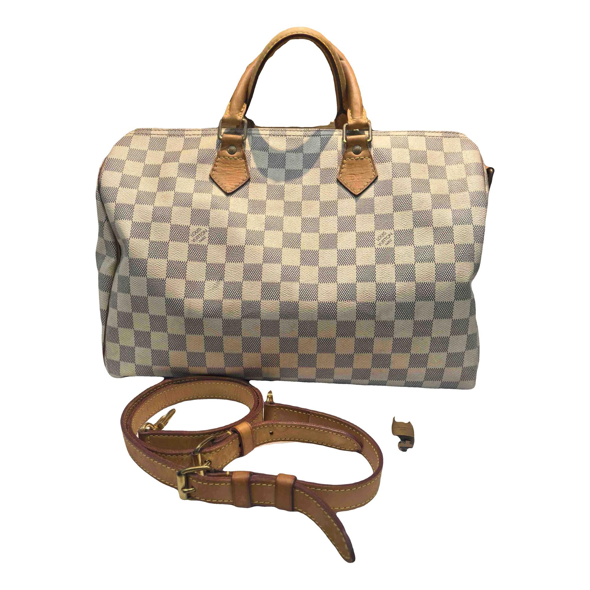 Nano Speedy / Mini HL leather handbag