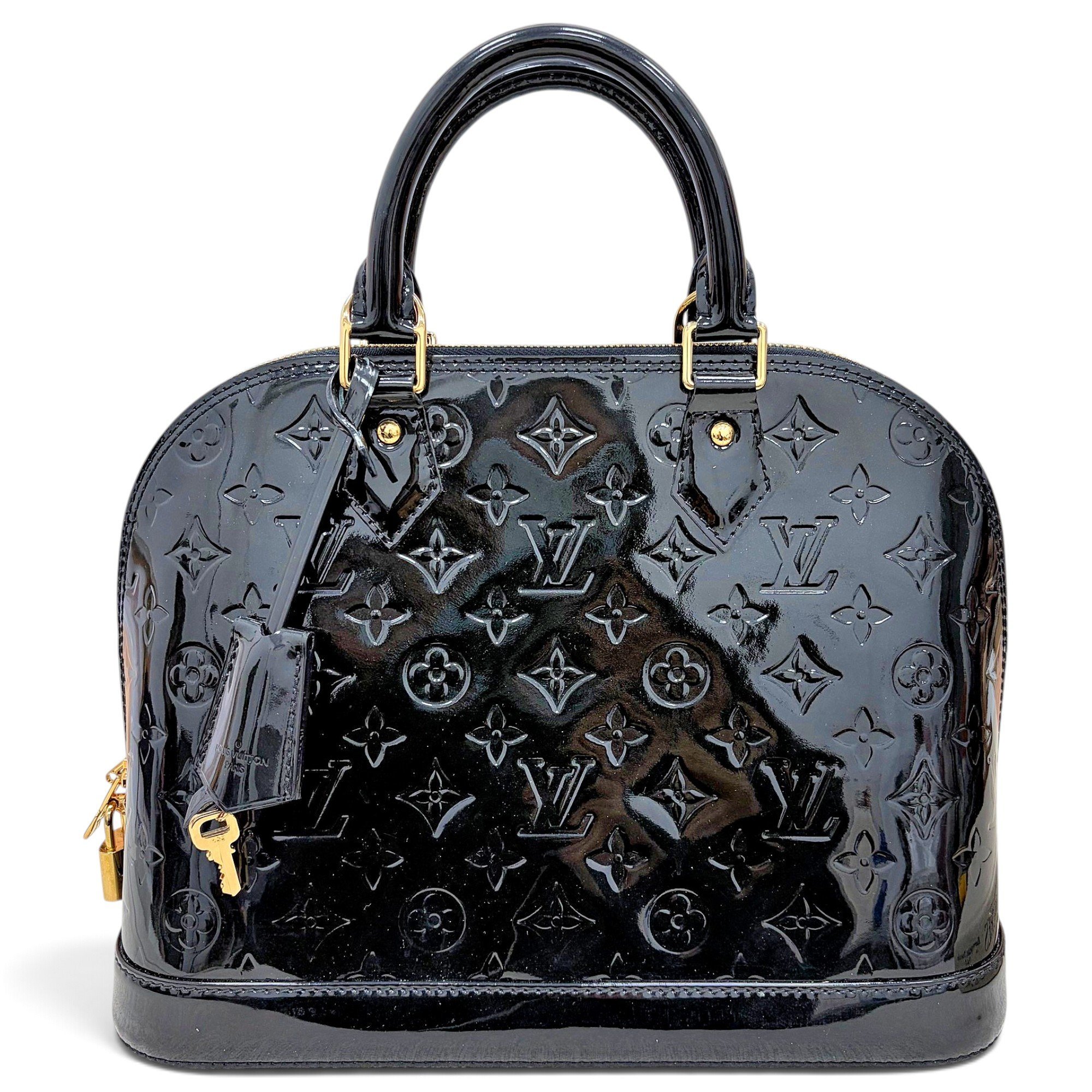Alma BB patent leather handbag