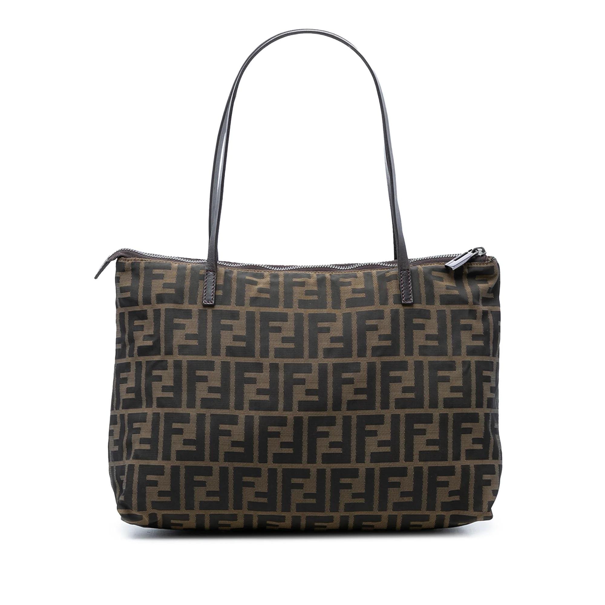 Pocket leather tote