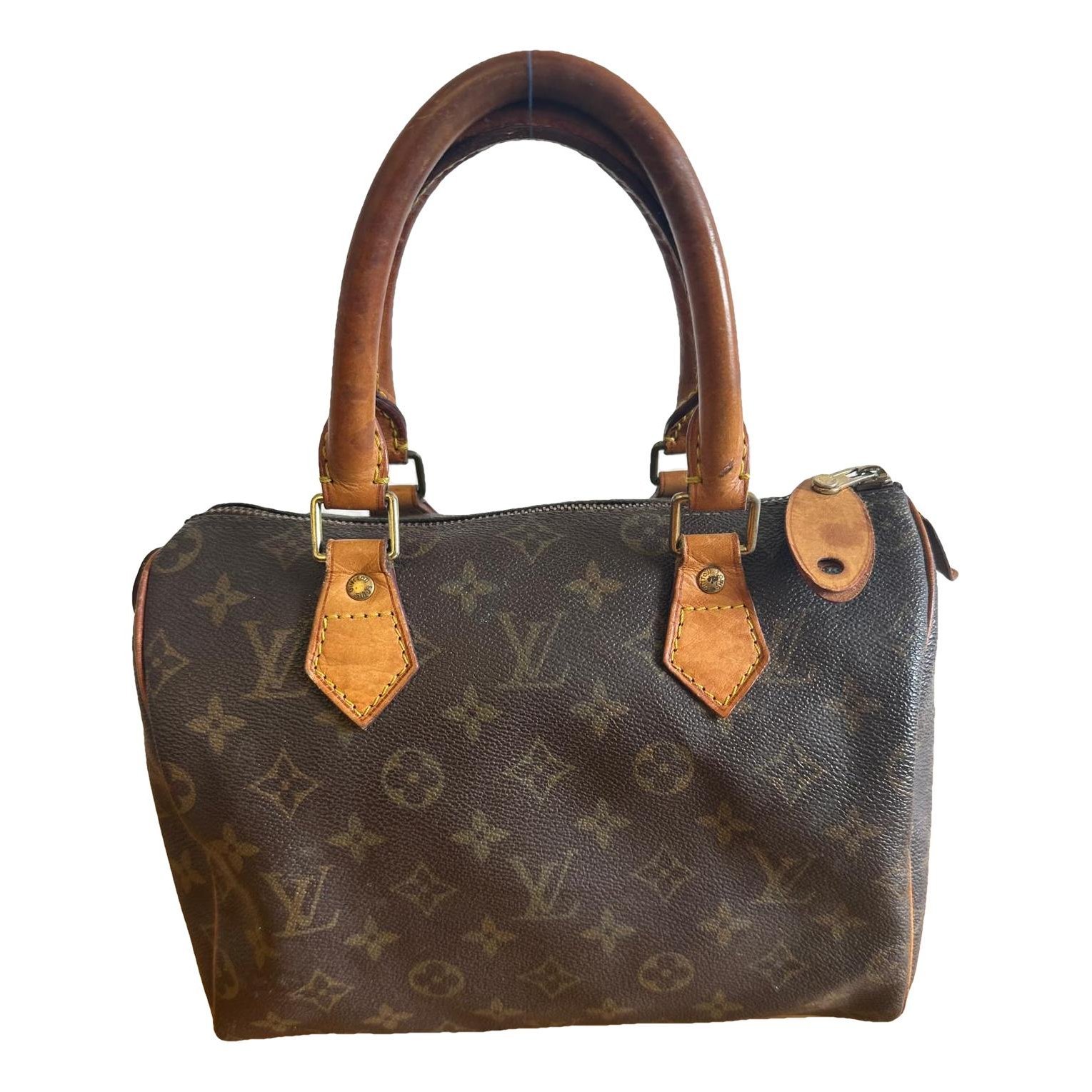 Speedy leather handbag