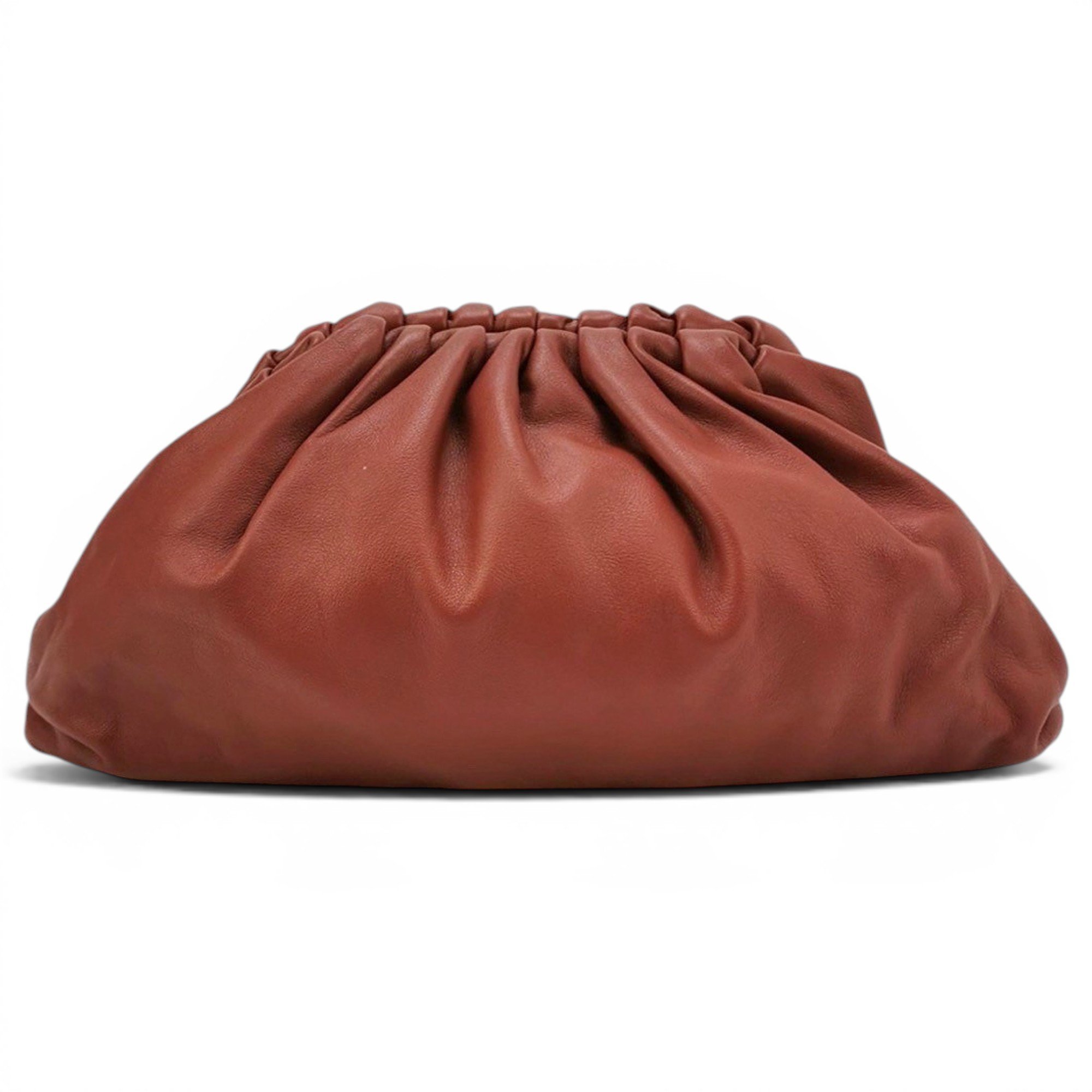 Pouch leather handbag