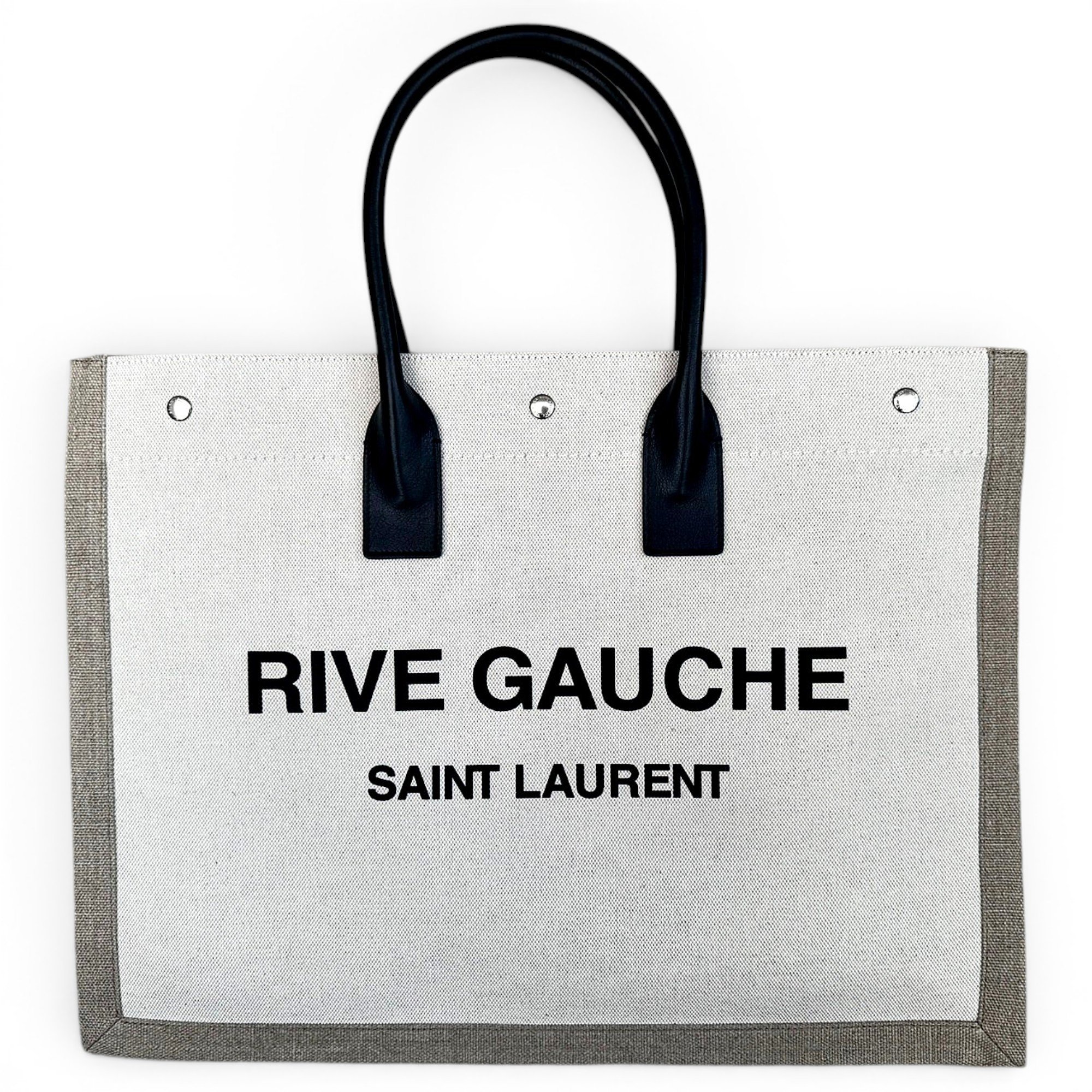 Rive Gauche linen tote