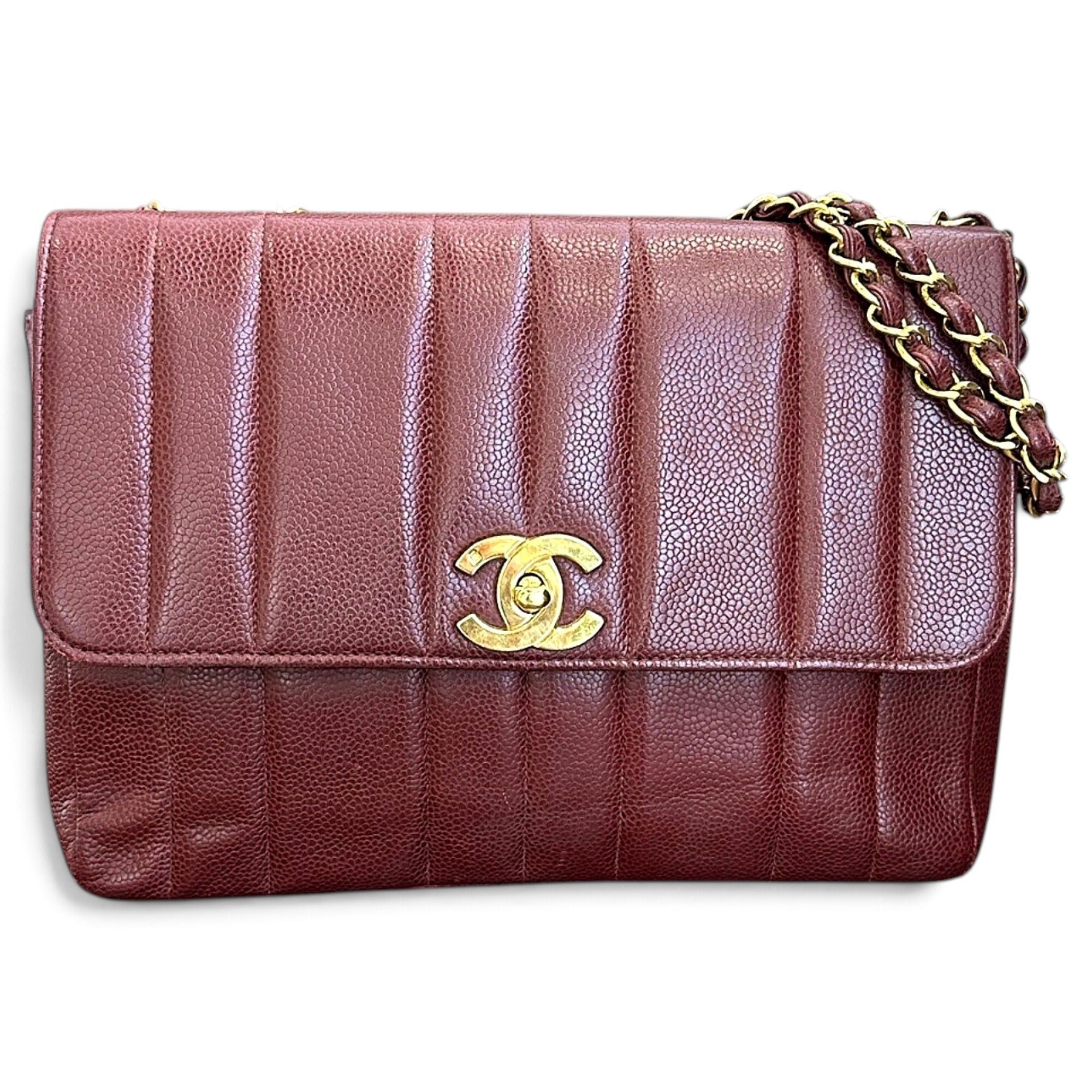 Coco Luxe leather handbag
