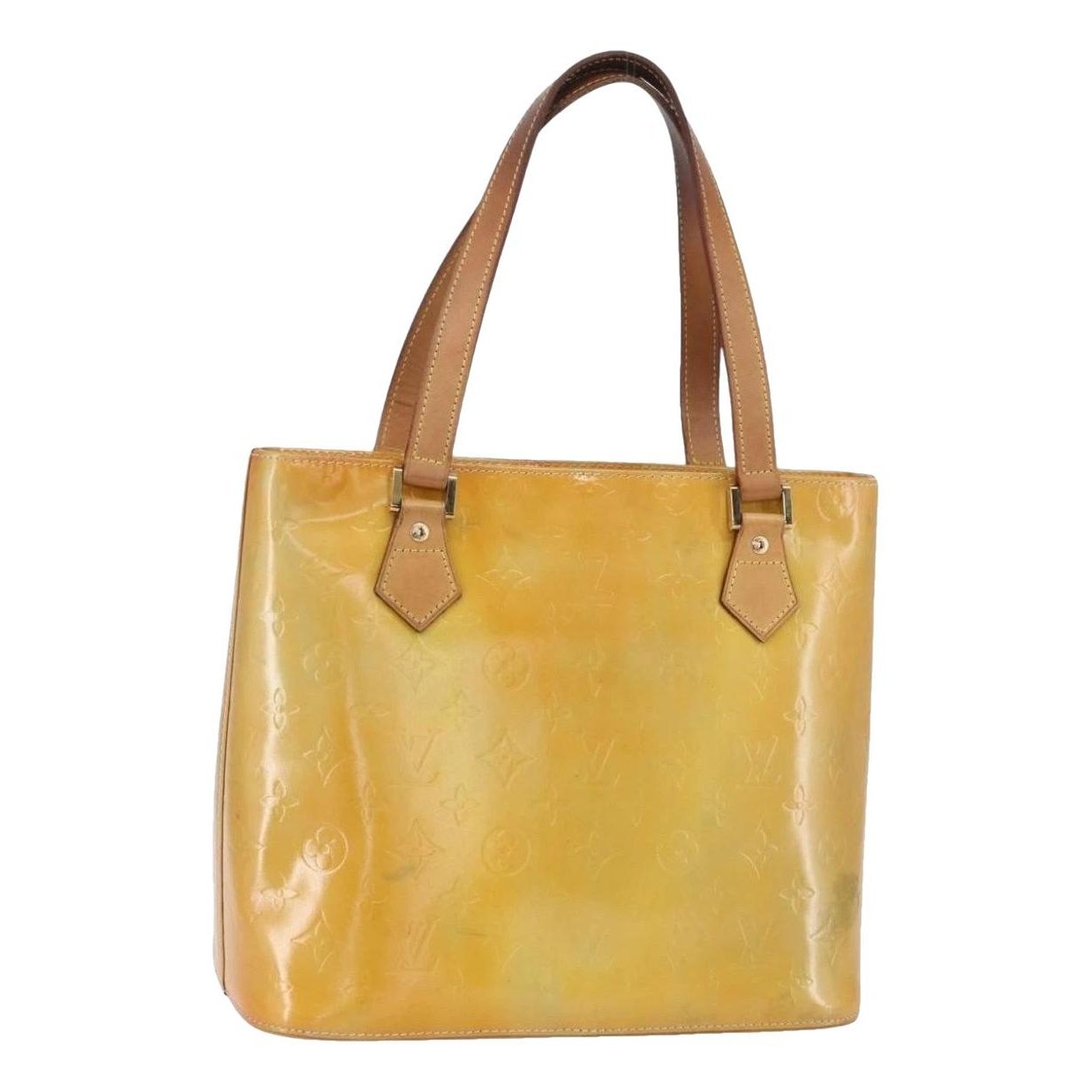Patent leather handbag