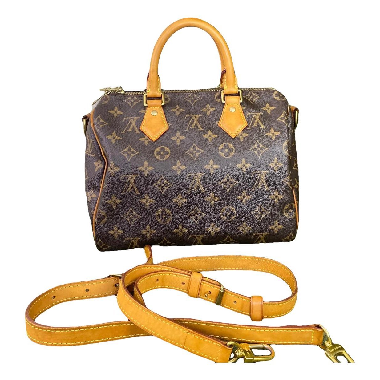 Speedy leather handbag