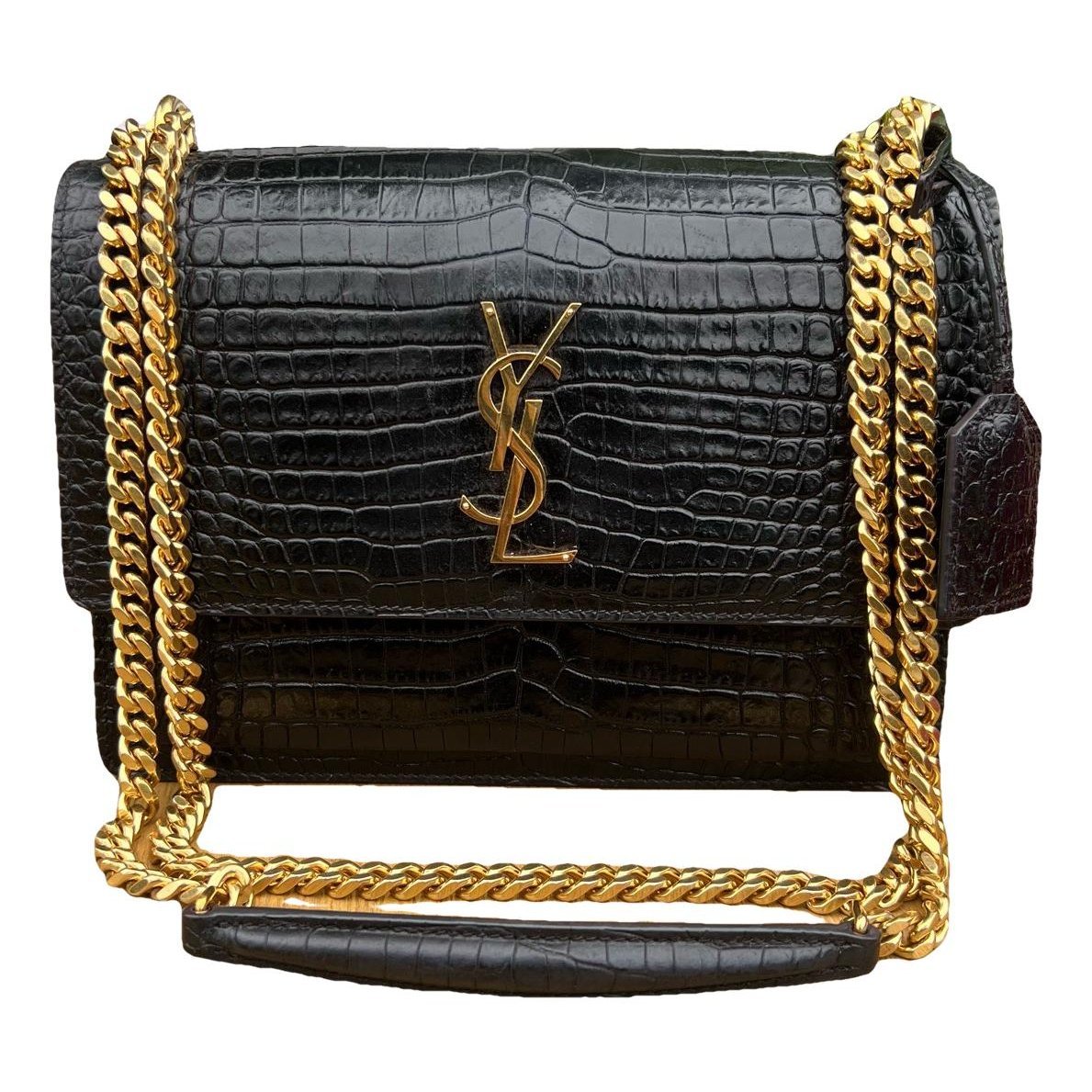 Sunset leather handbag