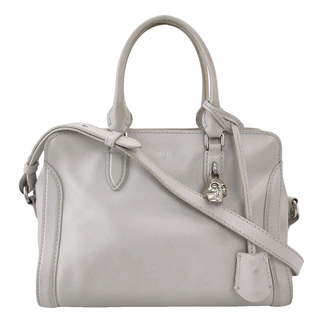 Skull leather bag