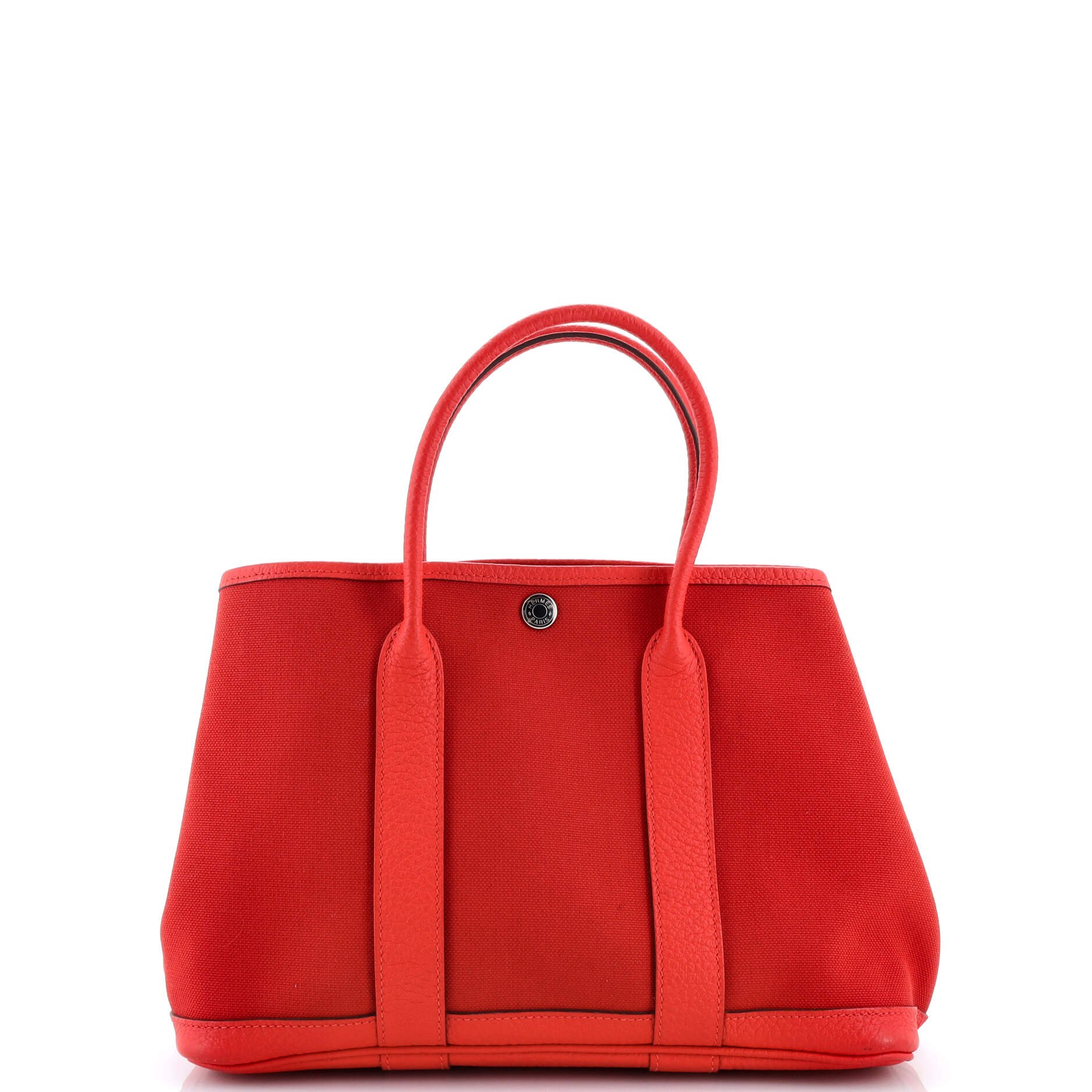 Hermes Garden Party Tote Toile and Leather 30