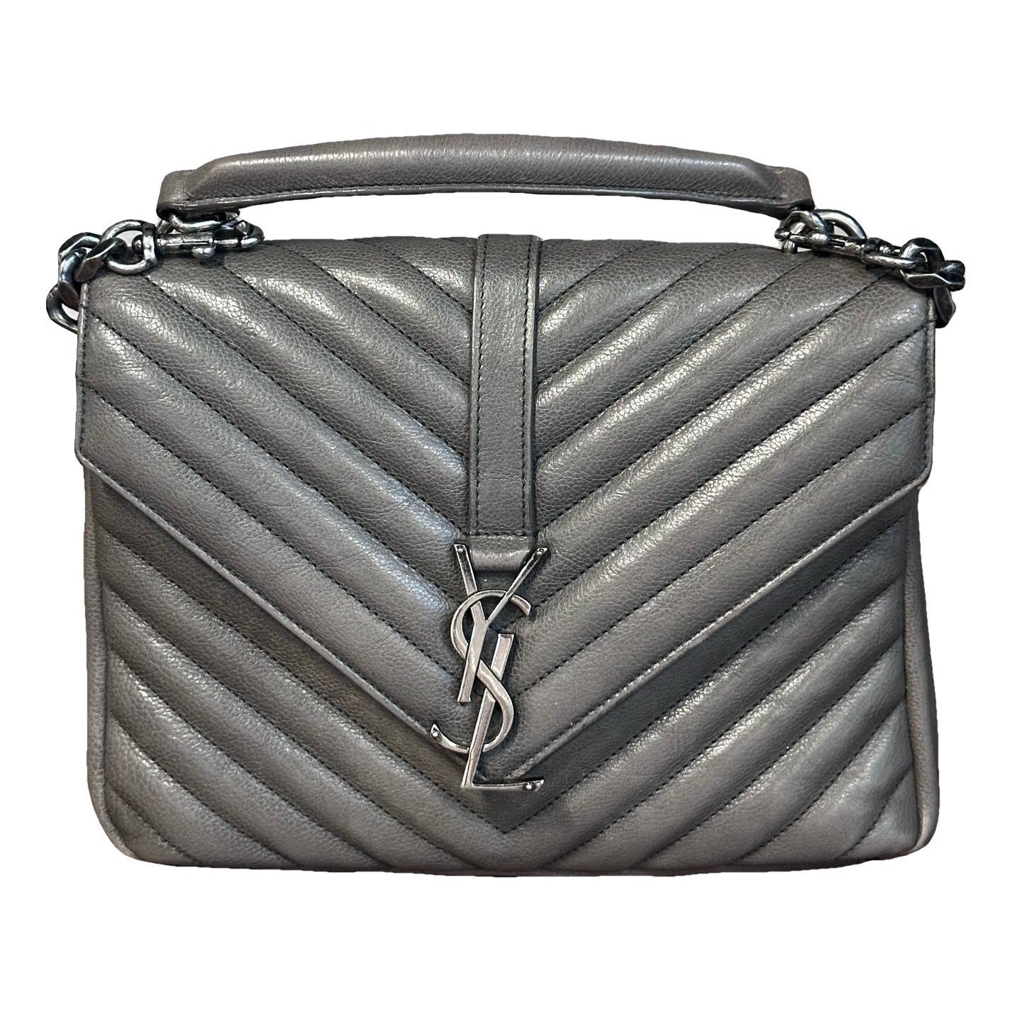 Collége monogramme leather handbag