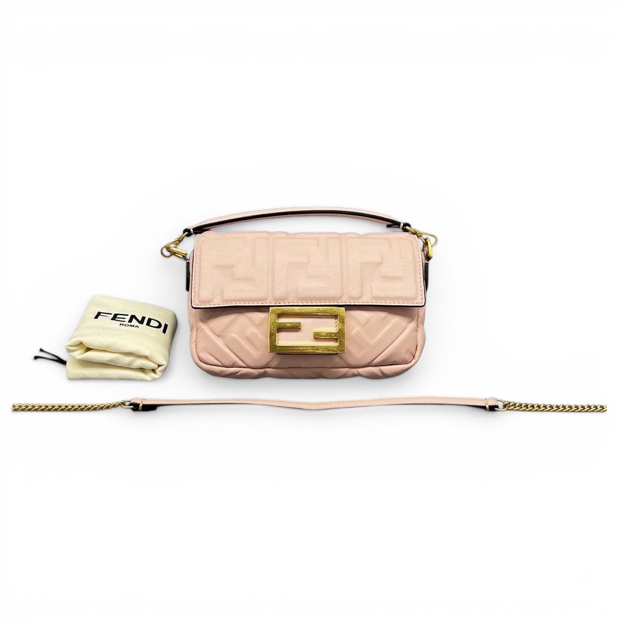 Baguette leather handbag