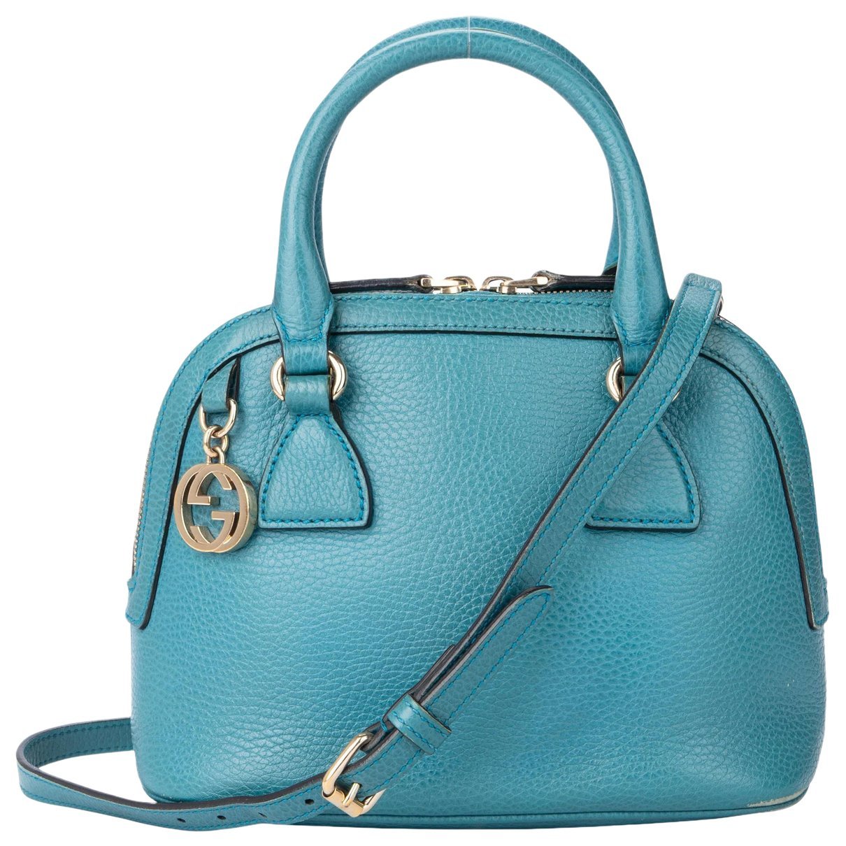 Gucci B leather handbag