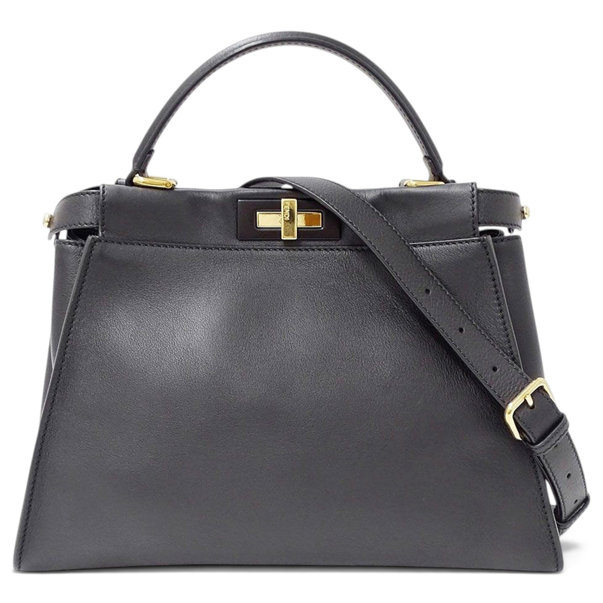 Peekaboo leather handbag
