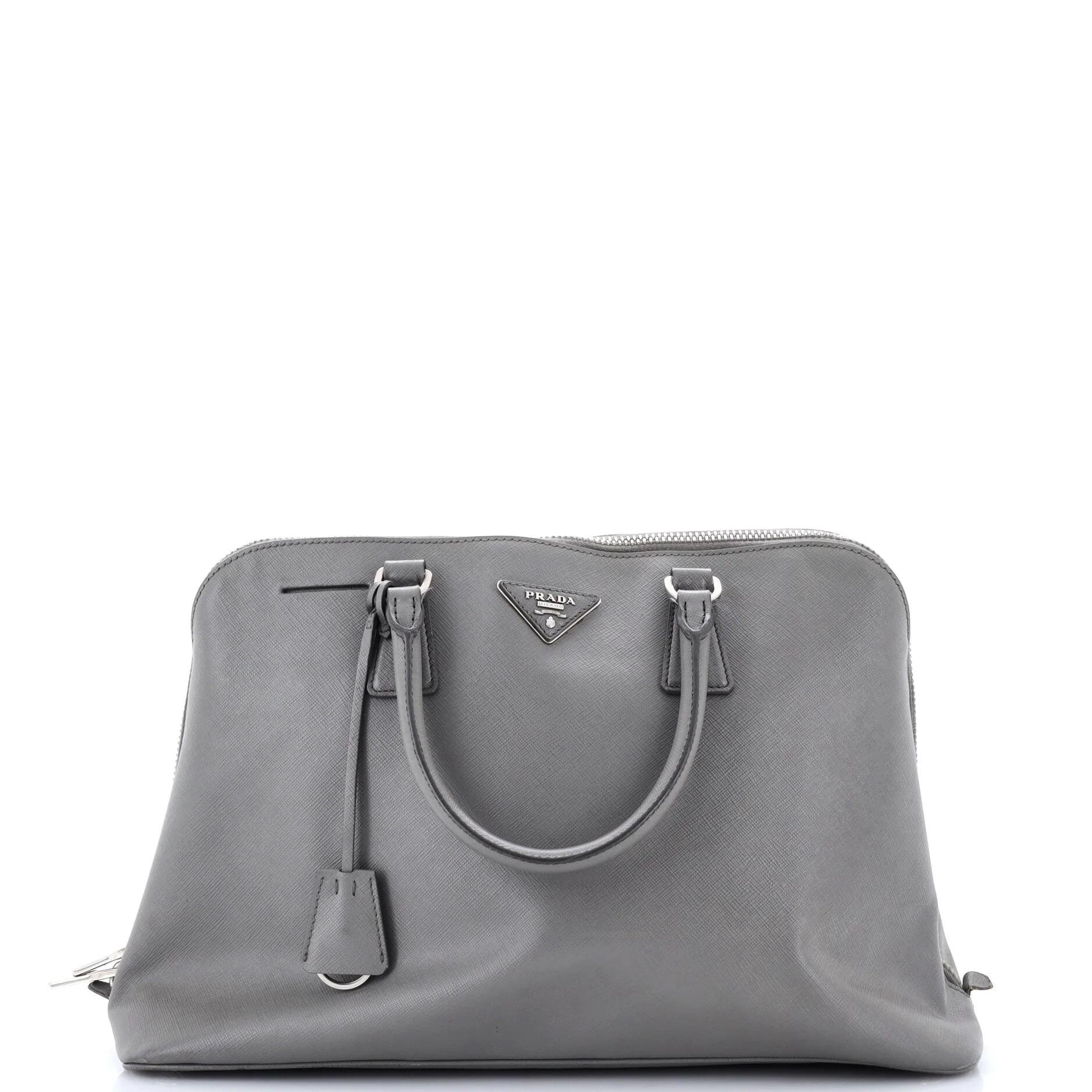 Leather bowling bag