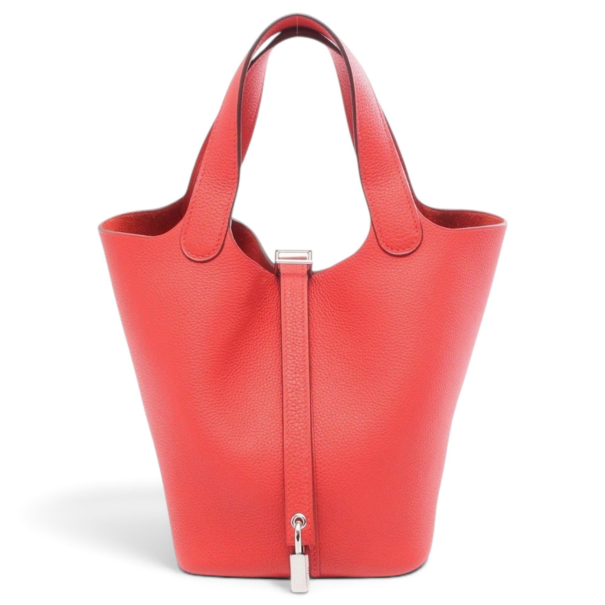 Picotin leather handbag