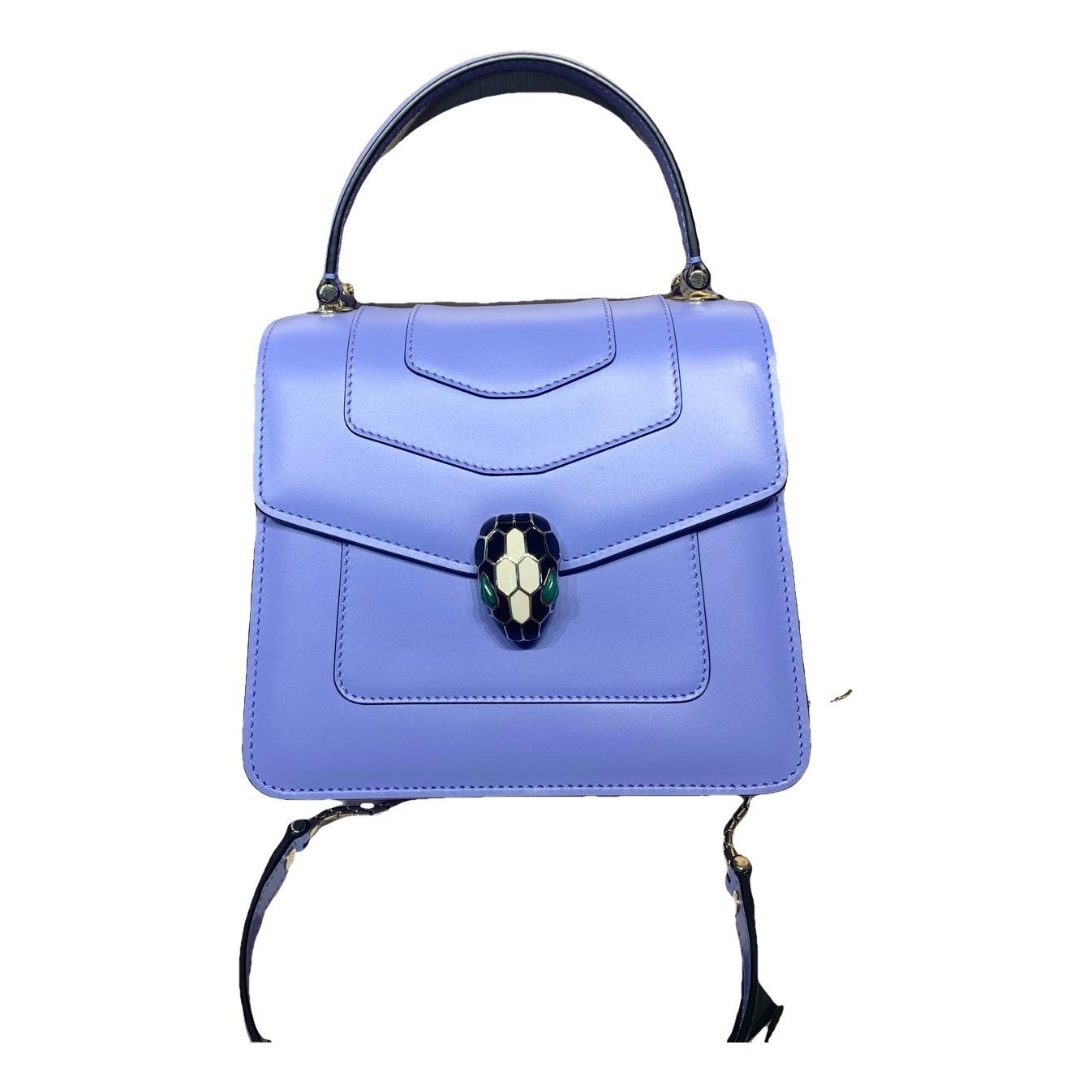 Serpenti leather handbag