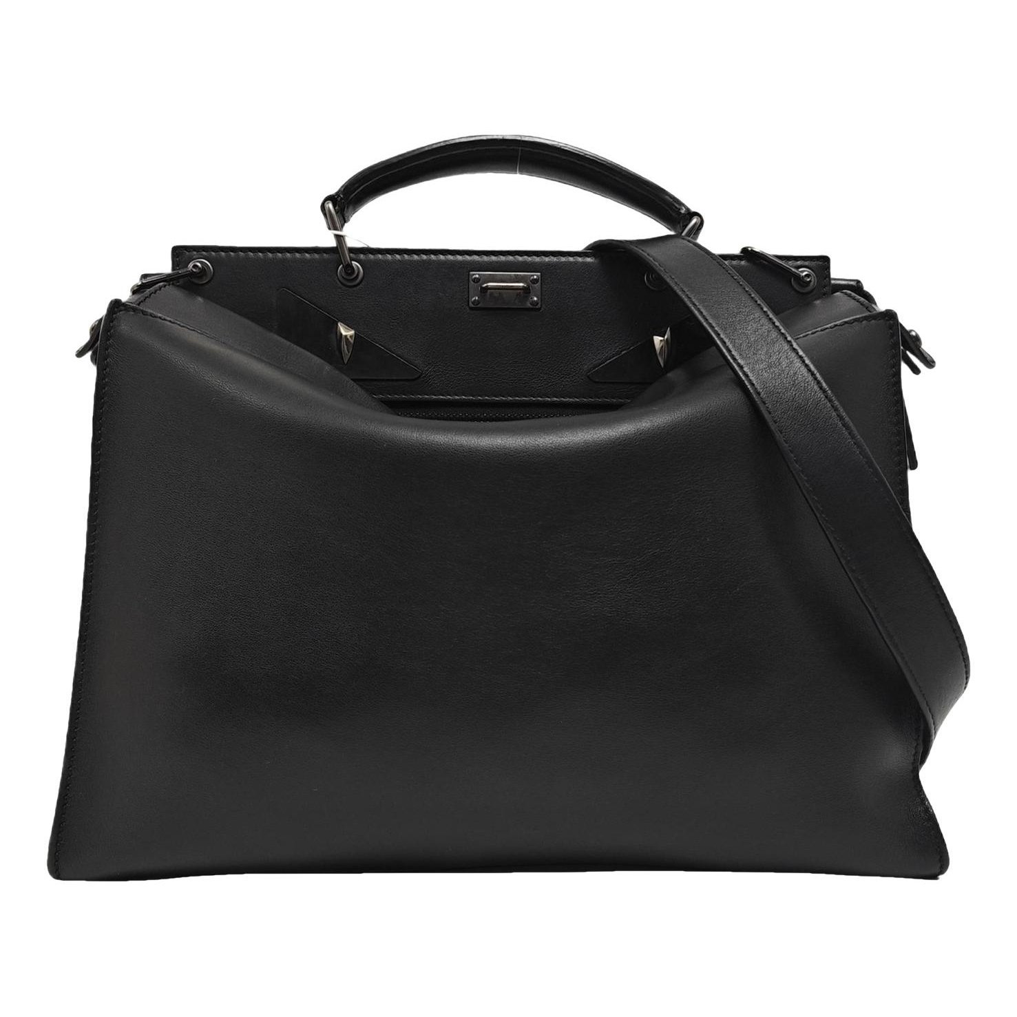 Peekaboo leather handbag