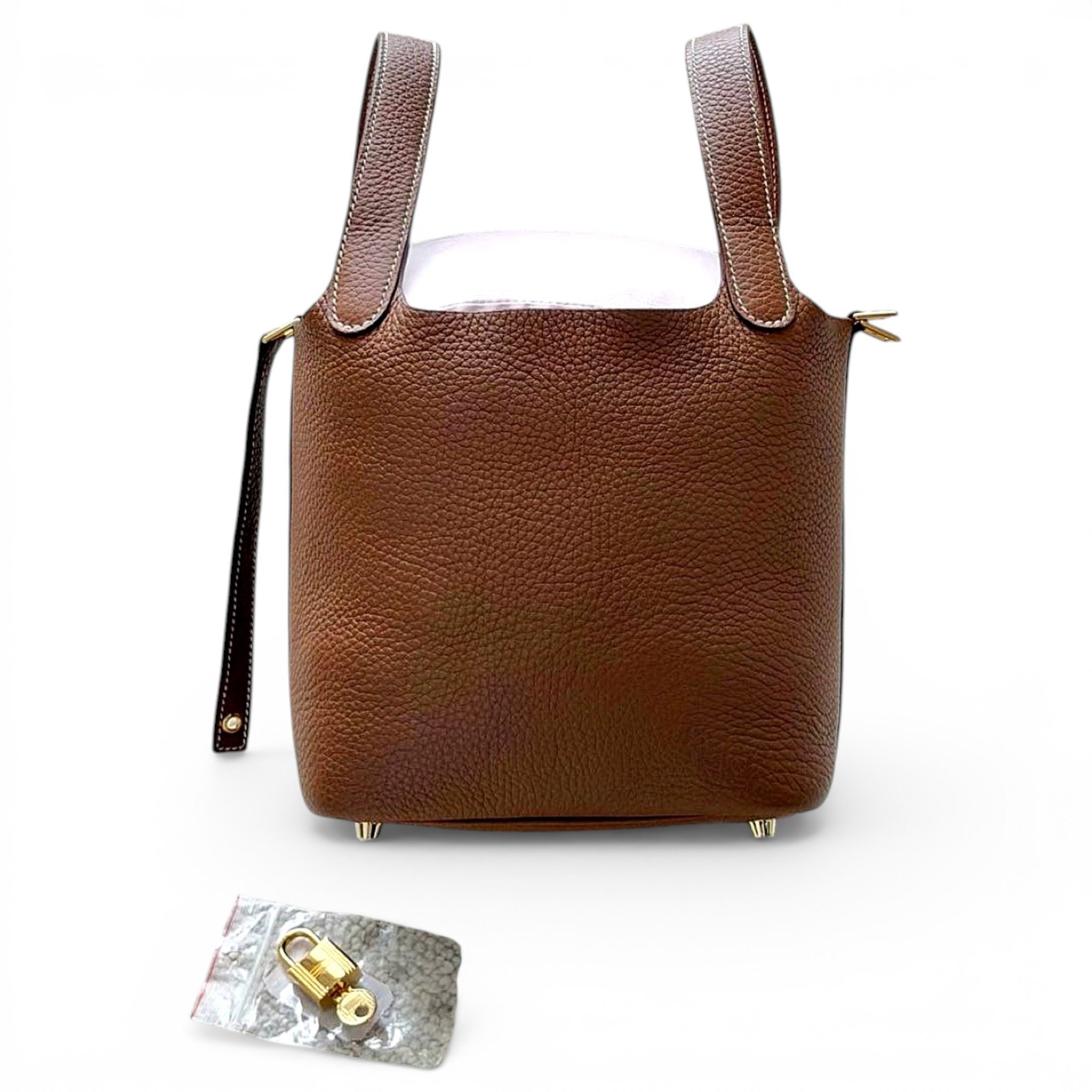 Picotin leather handbag