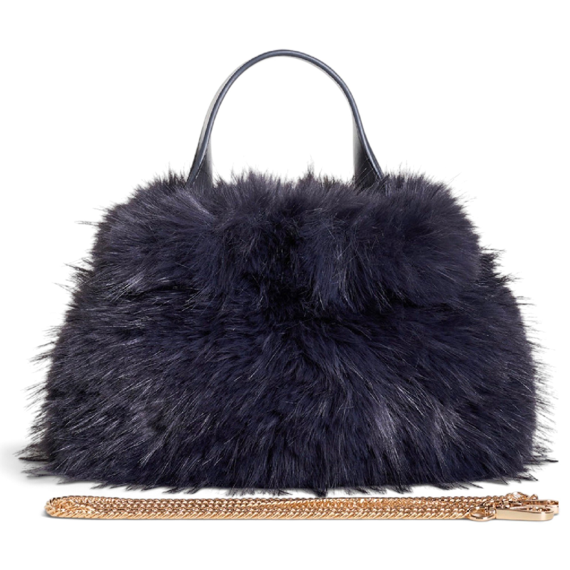 Max Mara Faux fur handbag