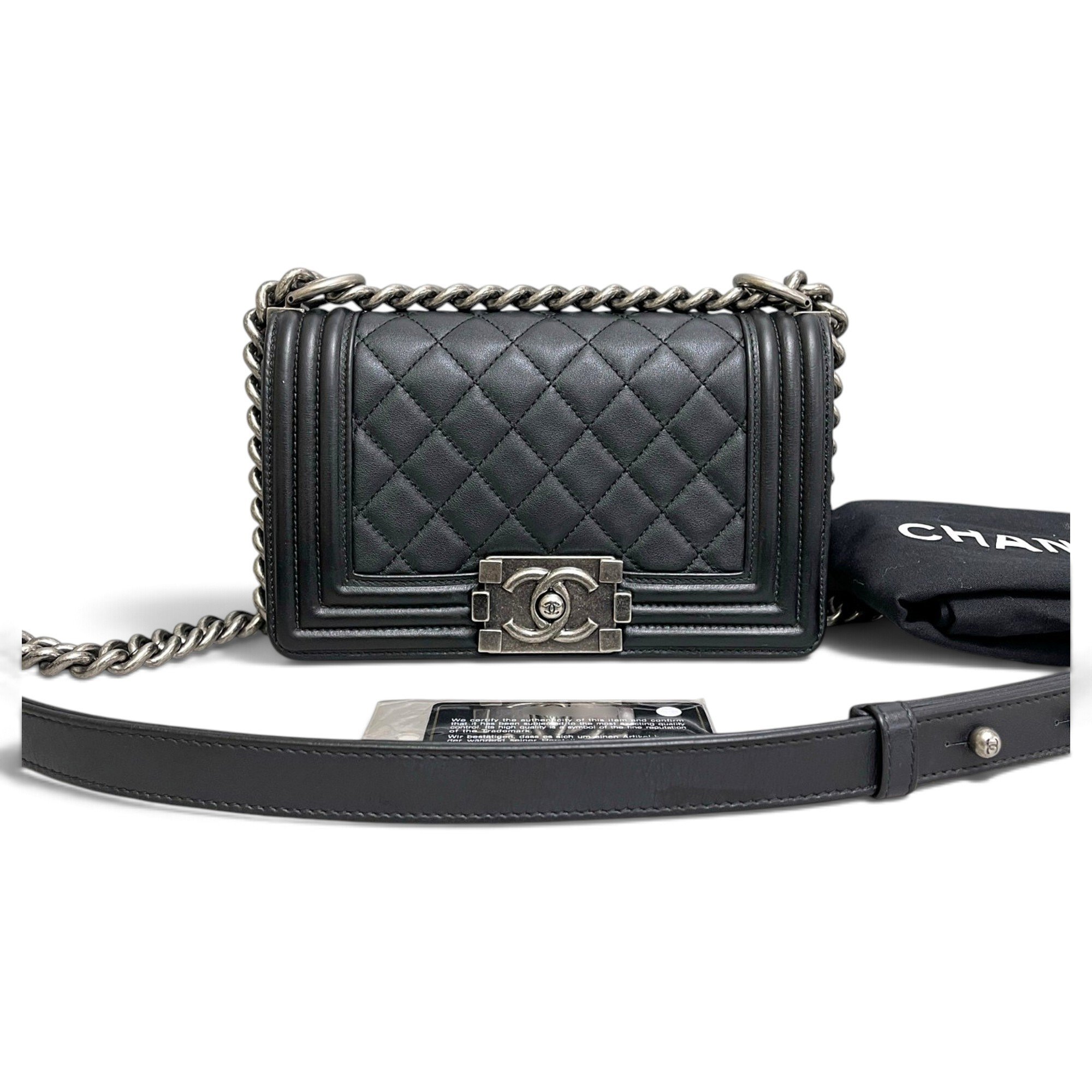 Boy leather handbag