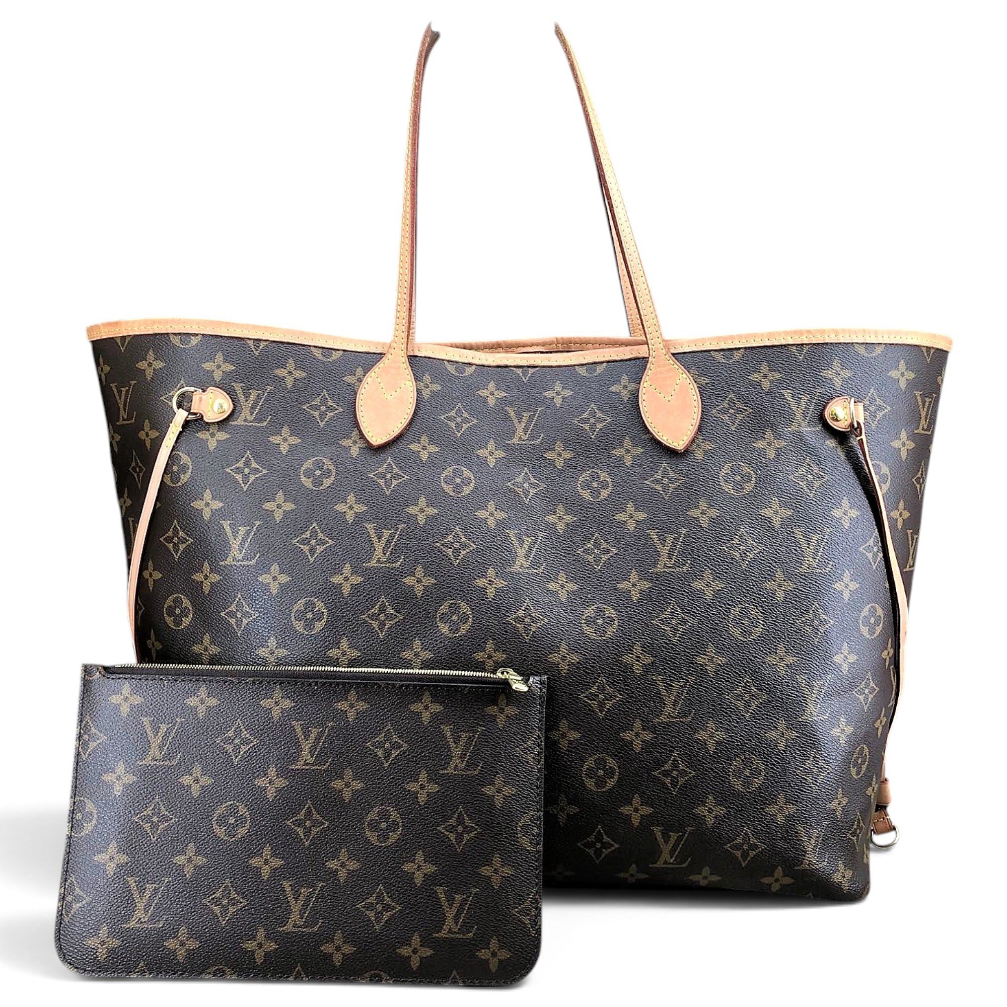 Louis Vuitton Neverfull leather tote