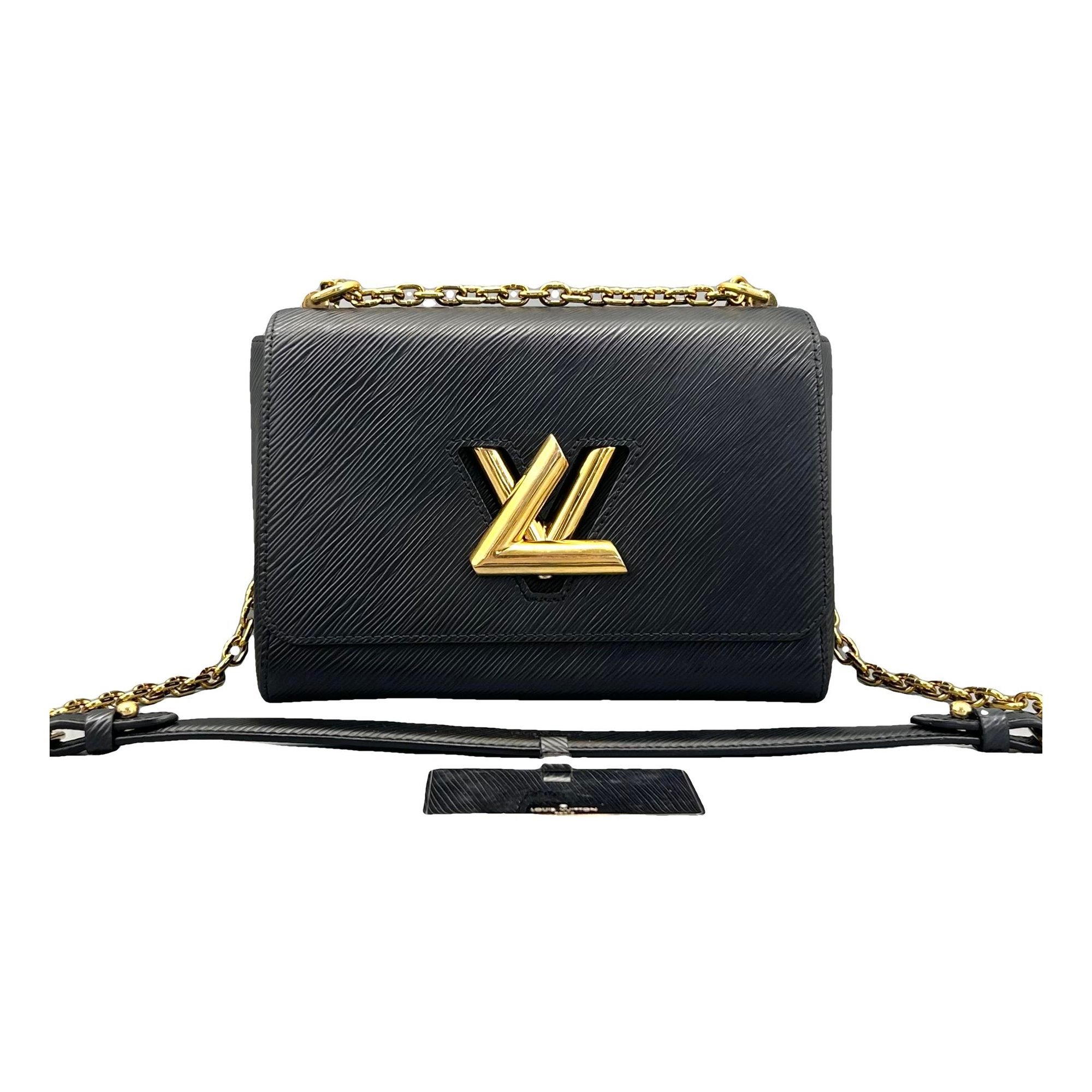 Twist leather handbag