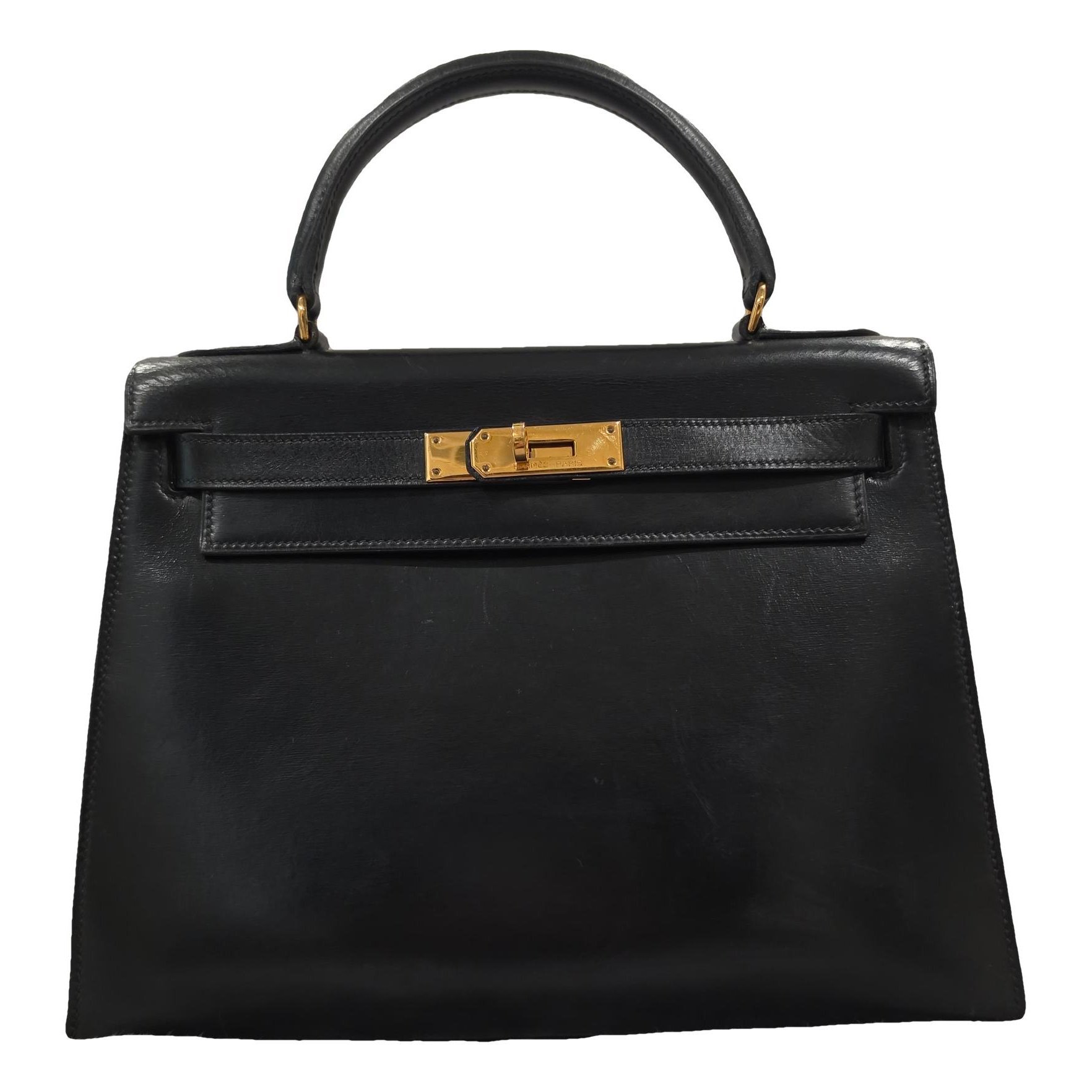 Kelly 28 leather handbag