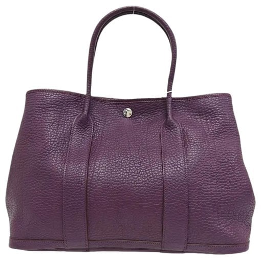Garden Party leather handbag