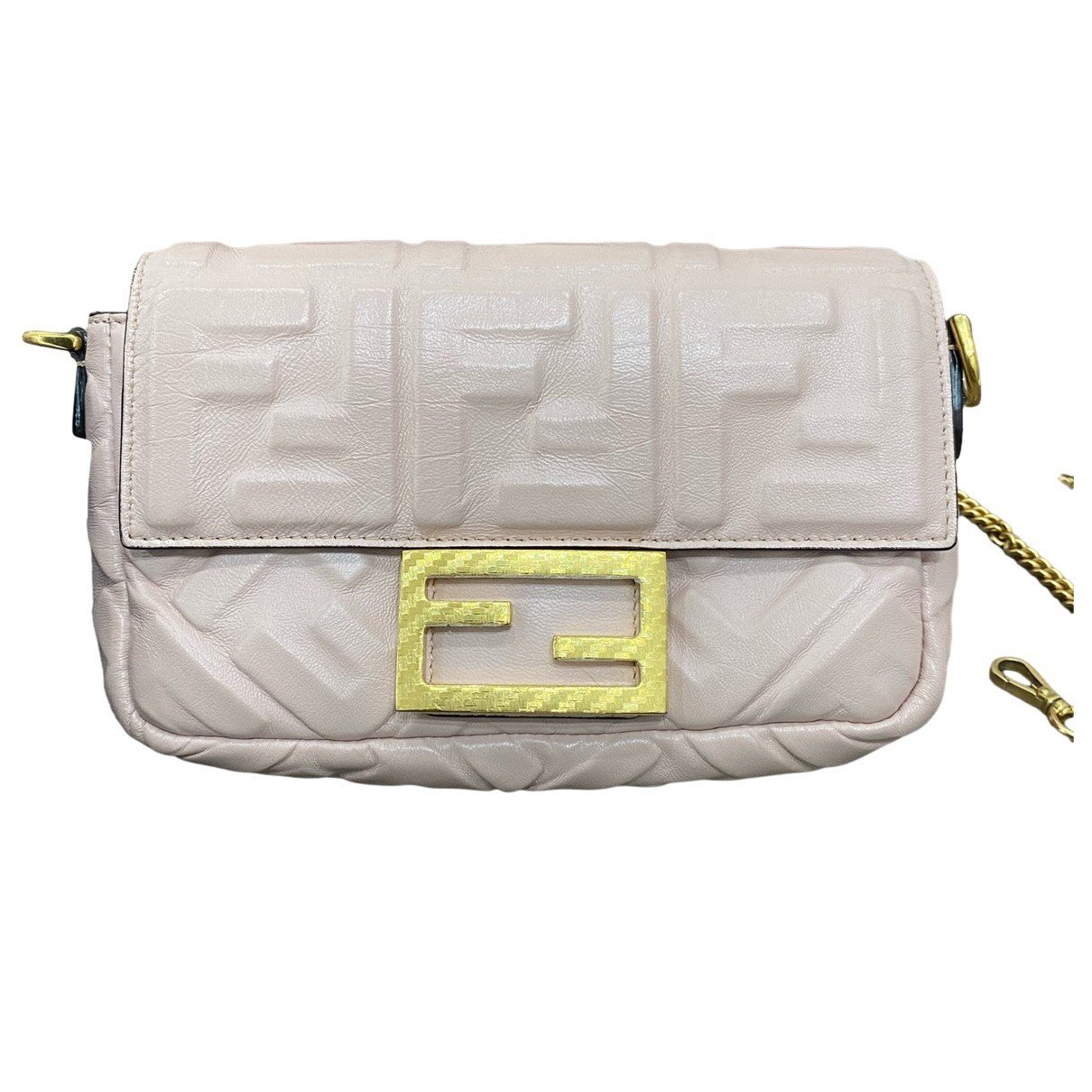 Baguette leather handbag