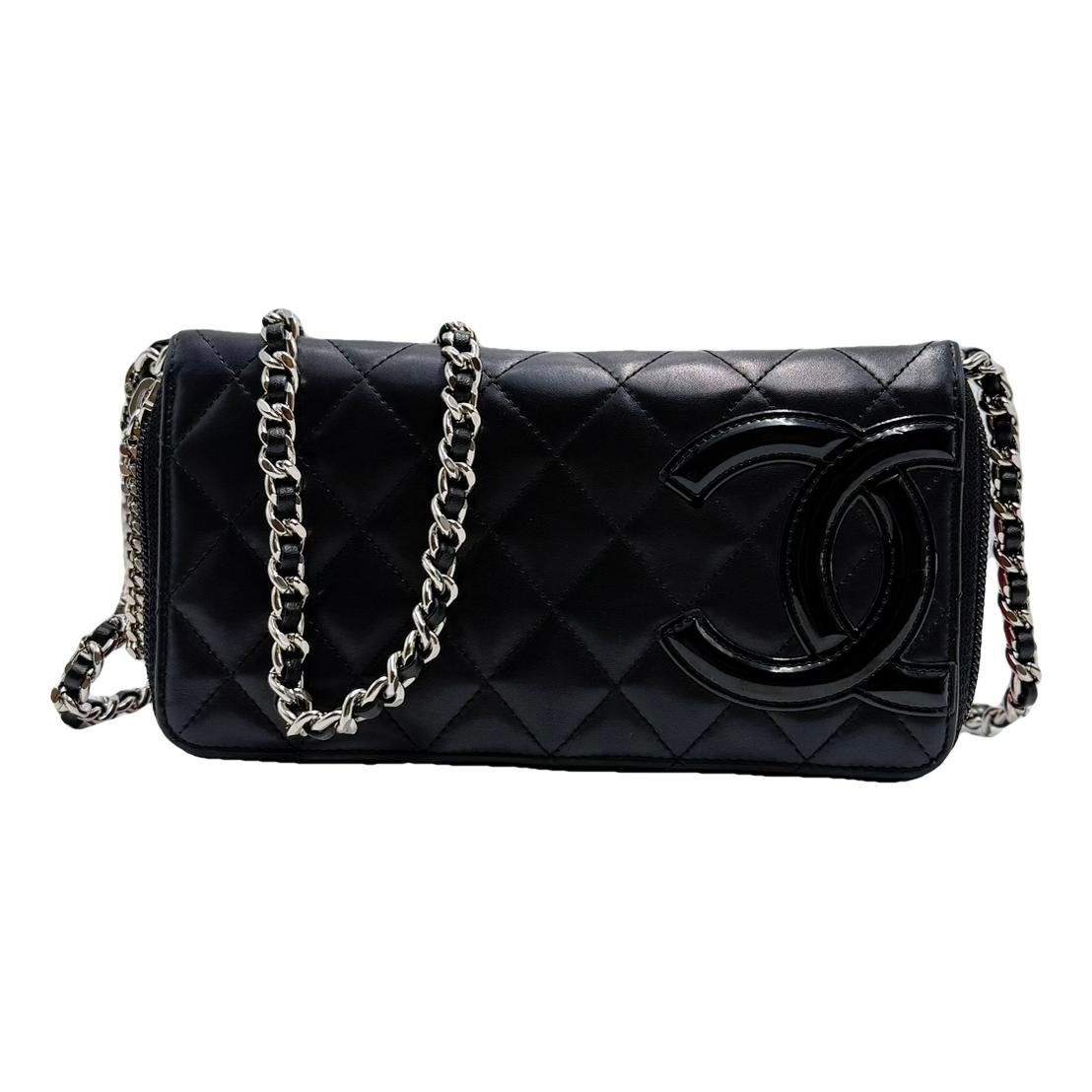 Wallet On Chain Cambon leather crossbody bag
