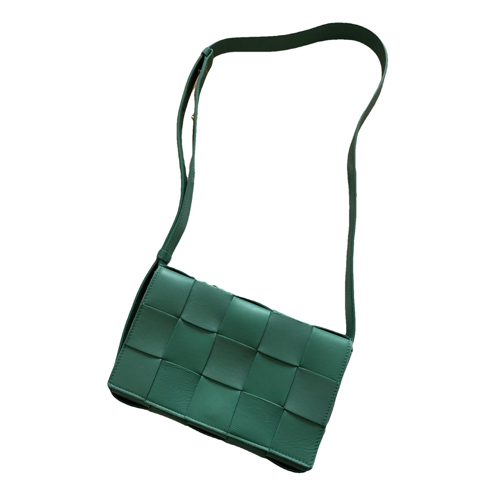 Cassette leather crossbody bag
