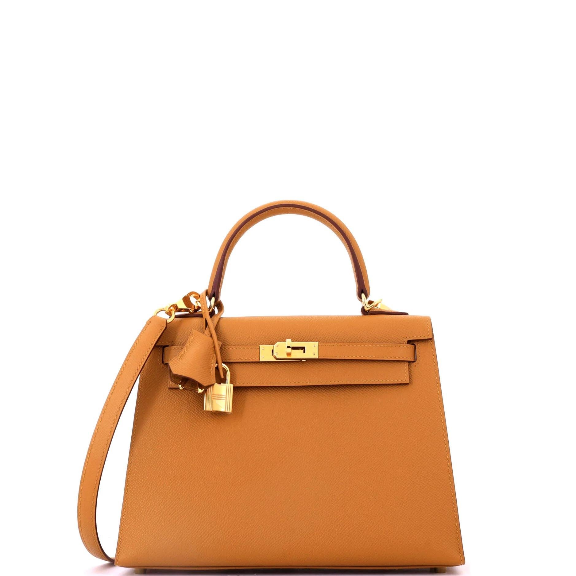 Kelly 25 leather handbag