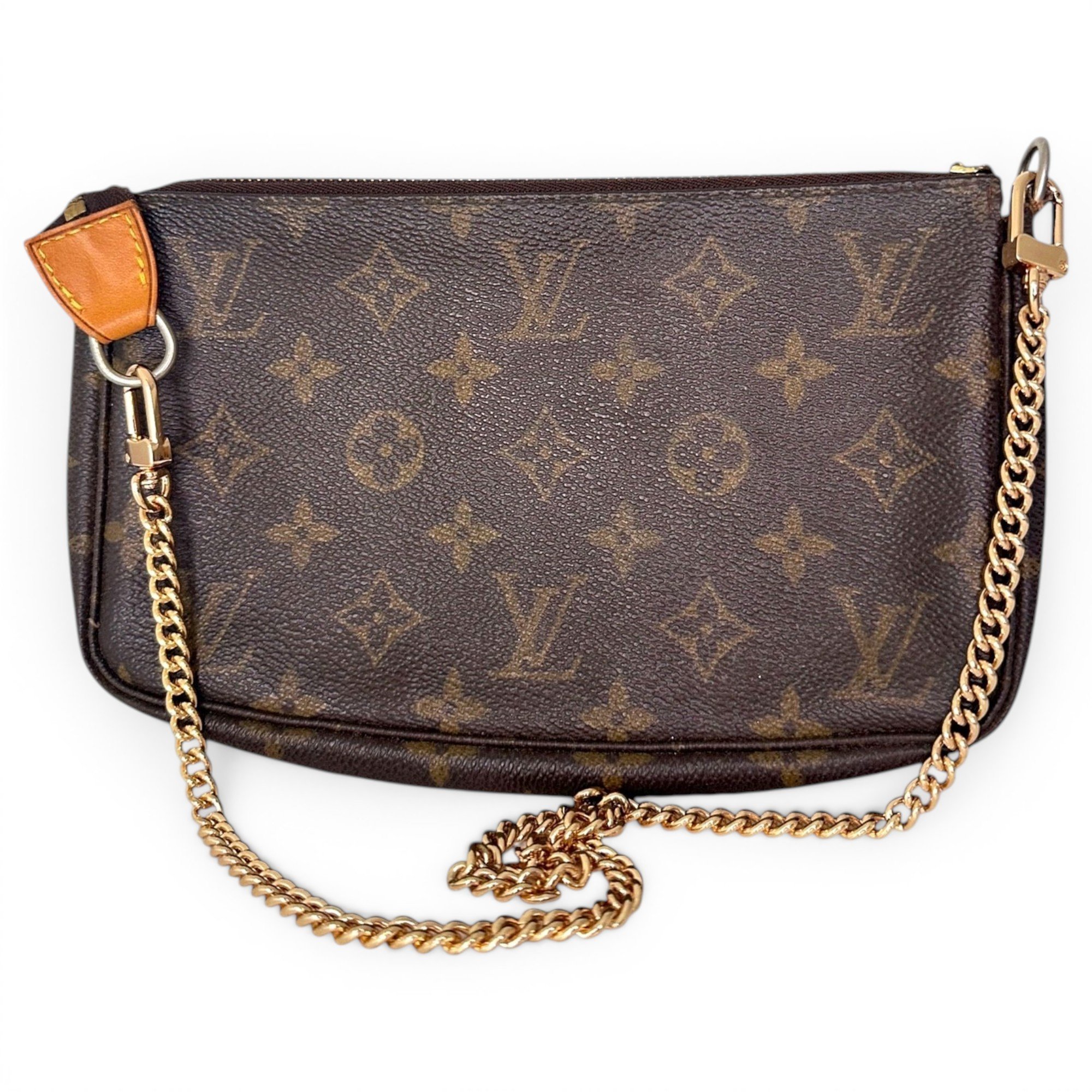 Pochette Accessoire leather handbag