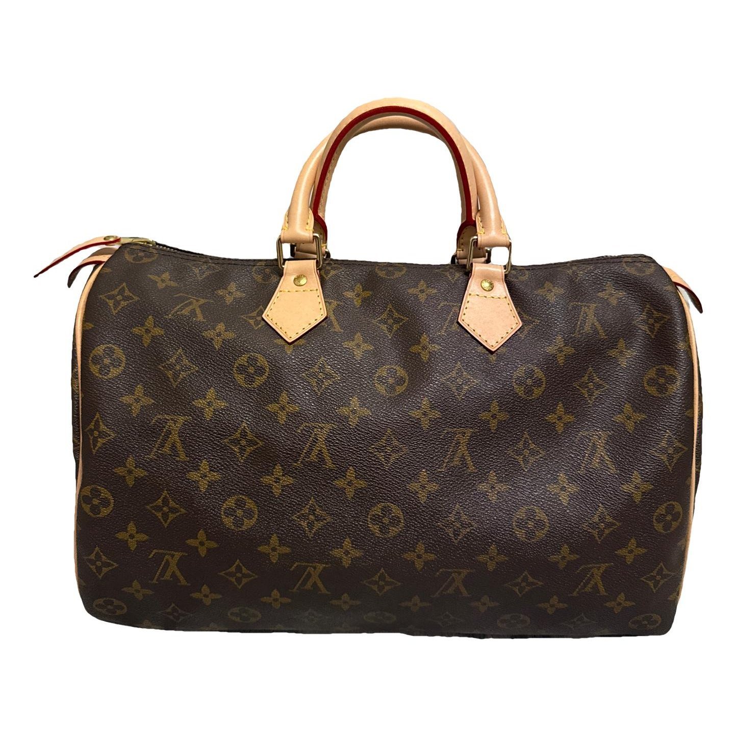 Speedy leather handbag