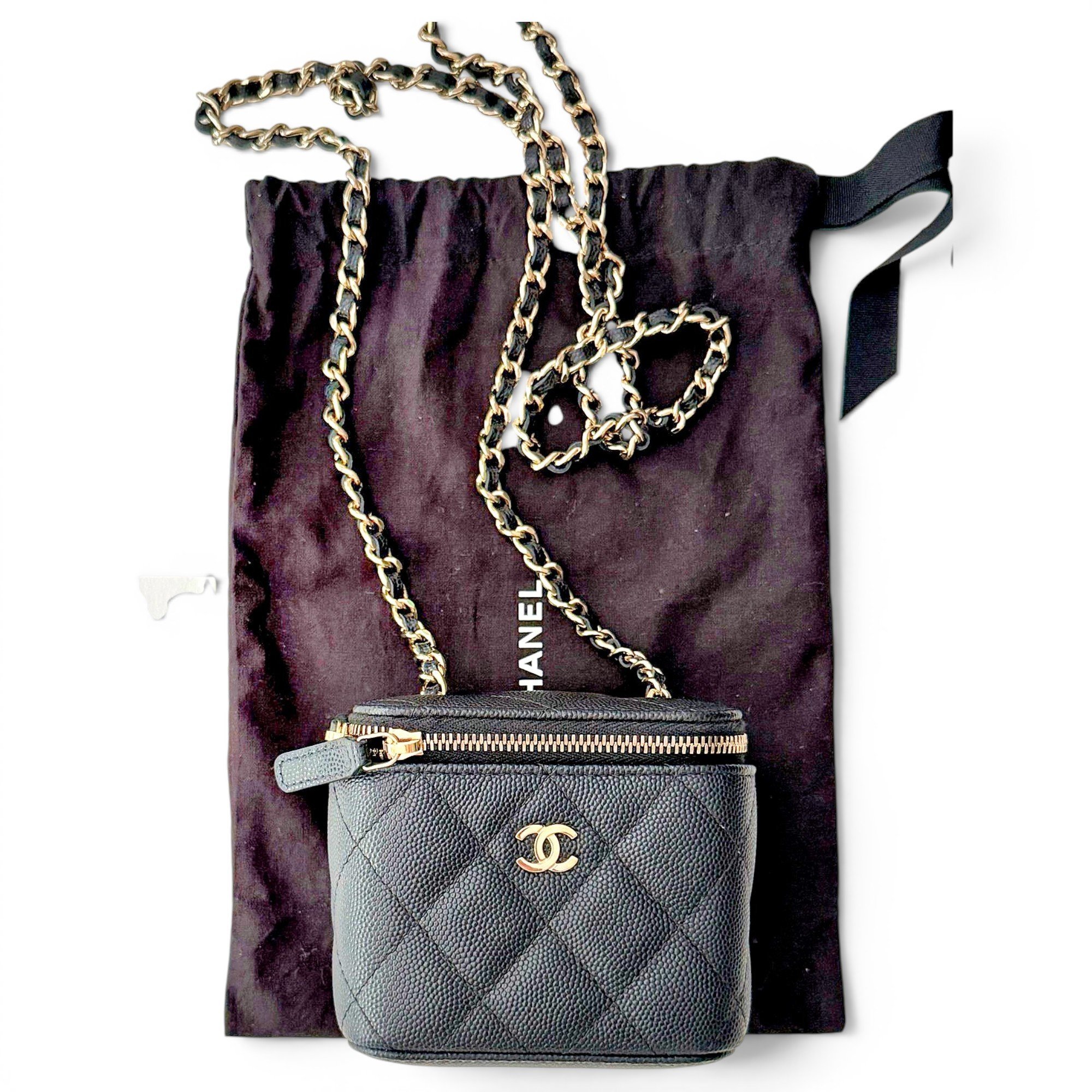 Vanity leather mini bag