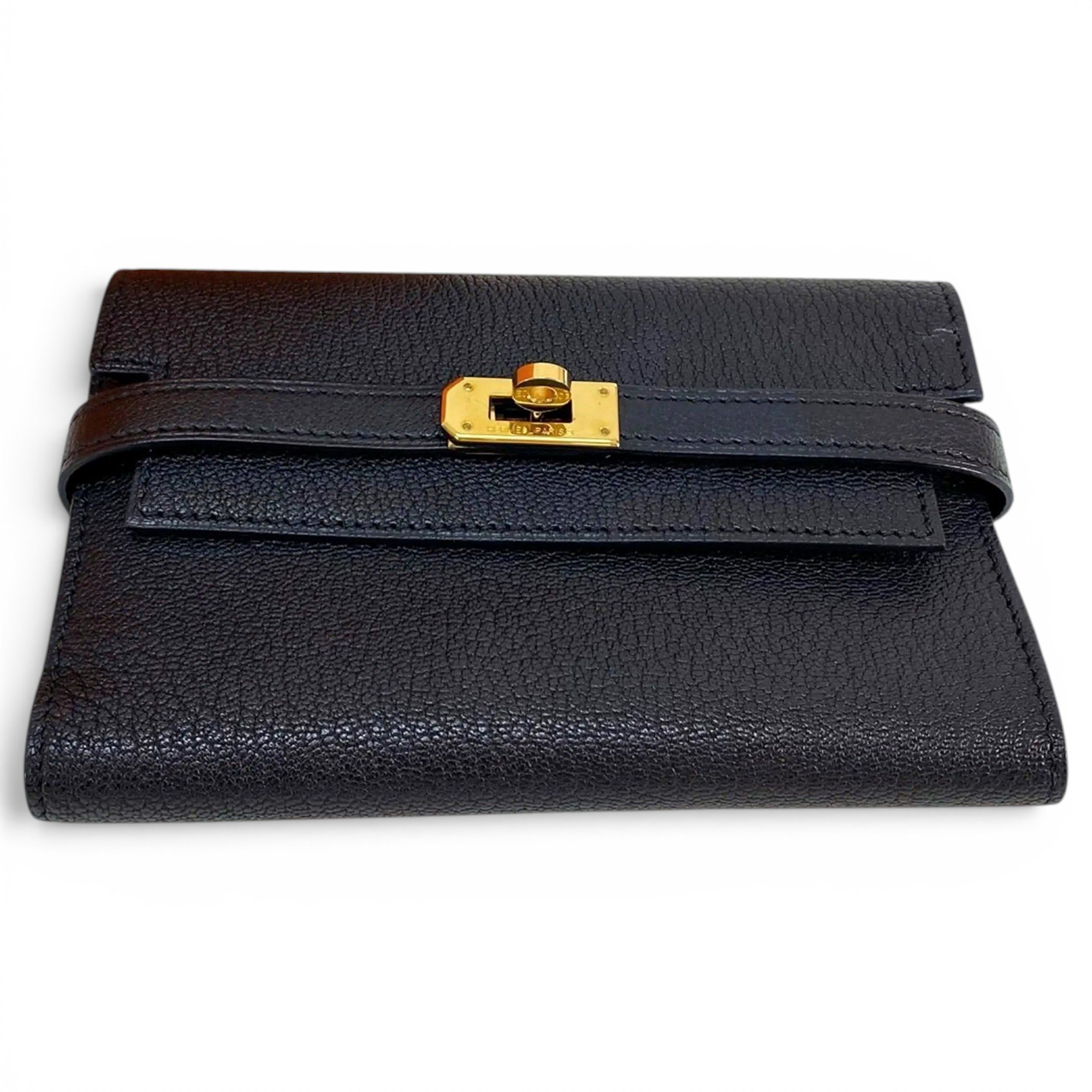 Kelly to go leather clutch bag