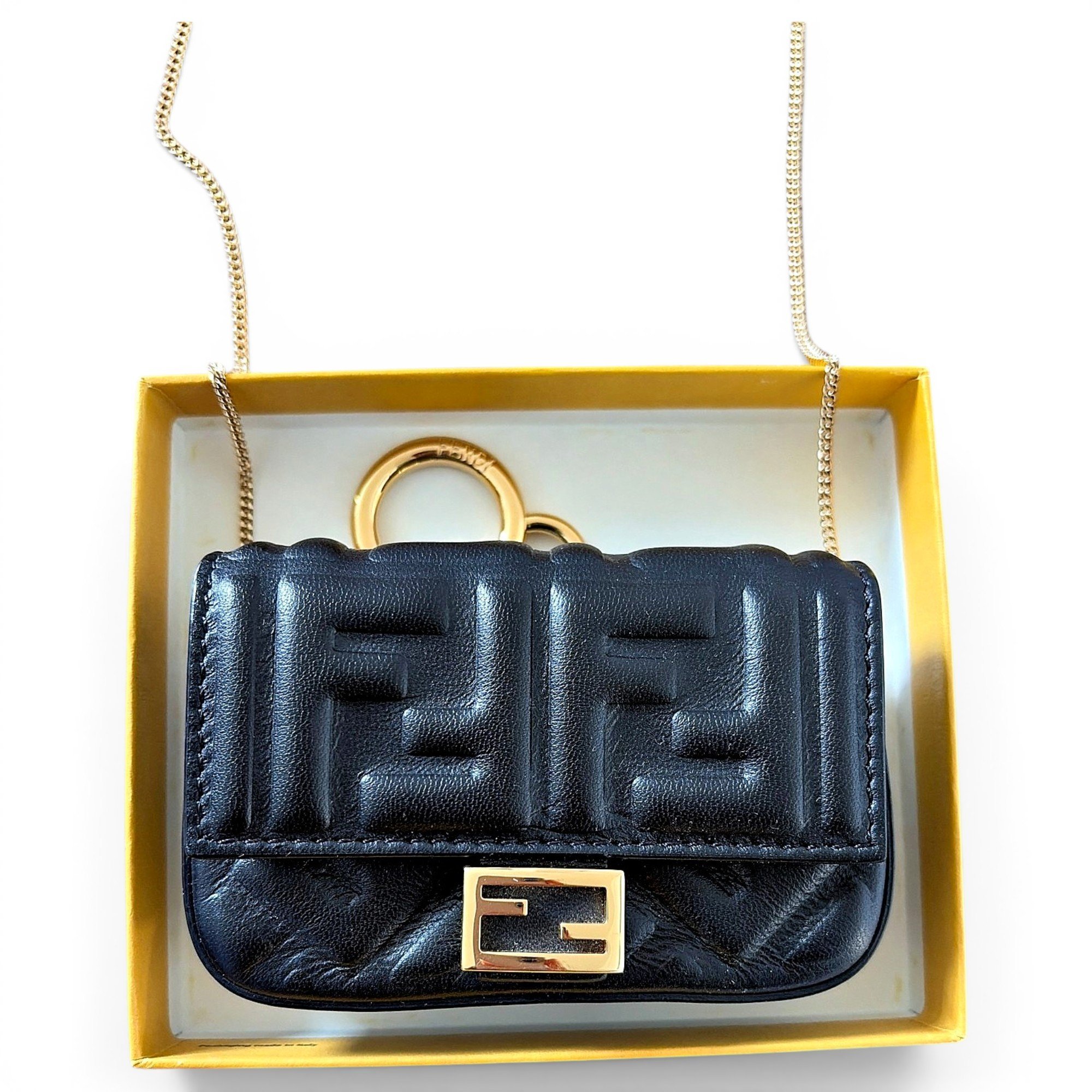 Baguette Chain Midi leather mini bag
