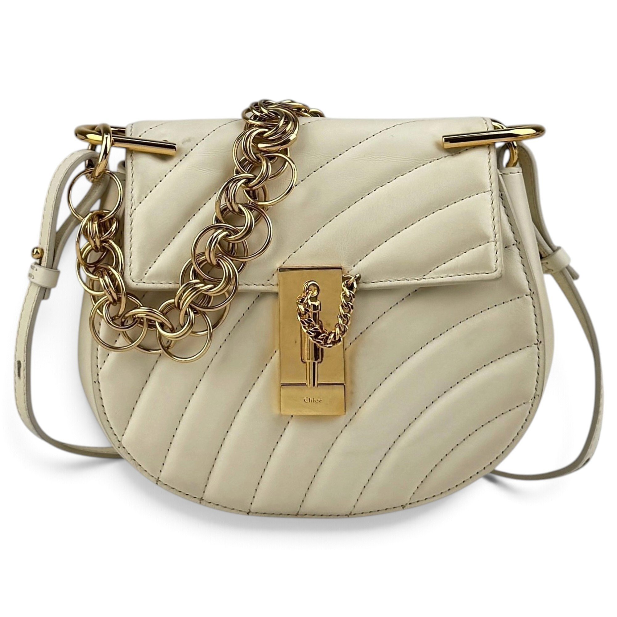 Drew leather crossbody bag
