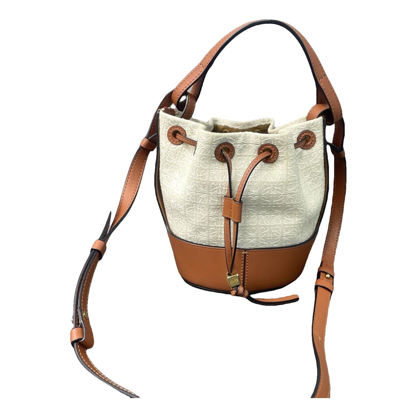 Hammock leather handbag