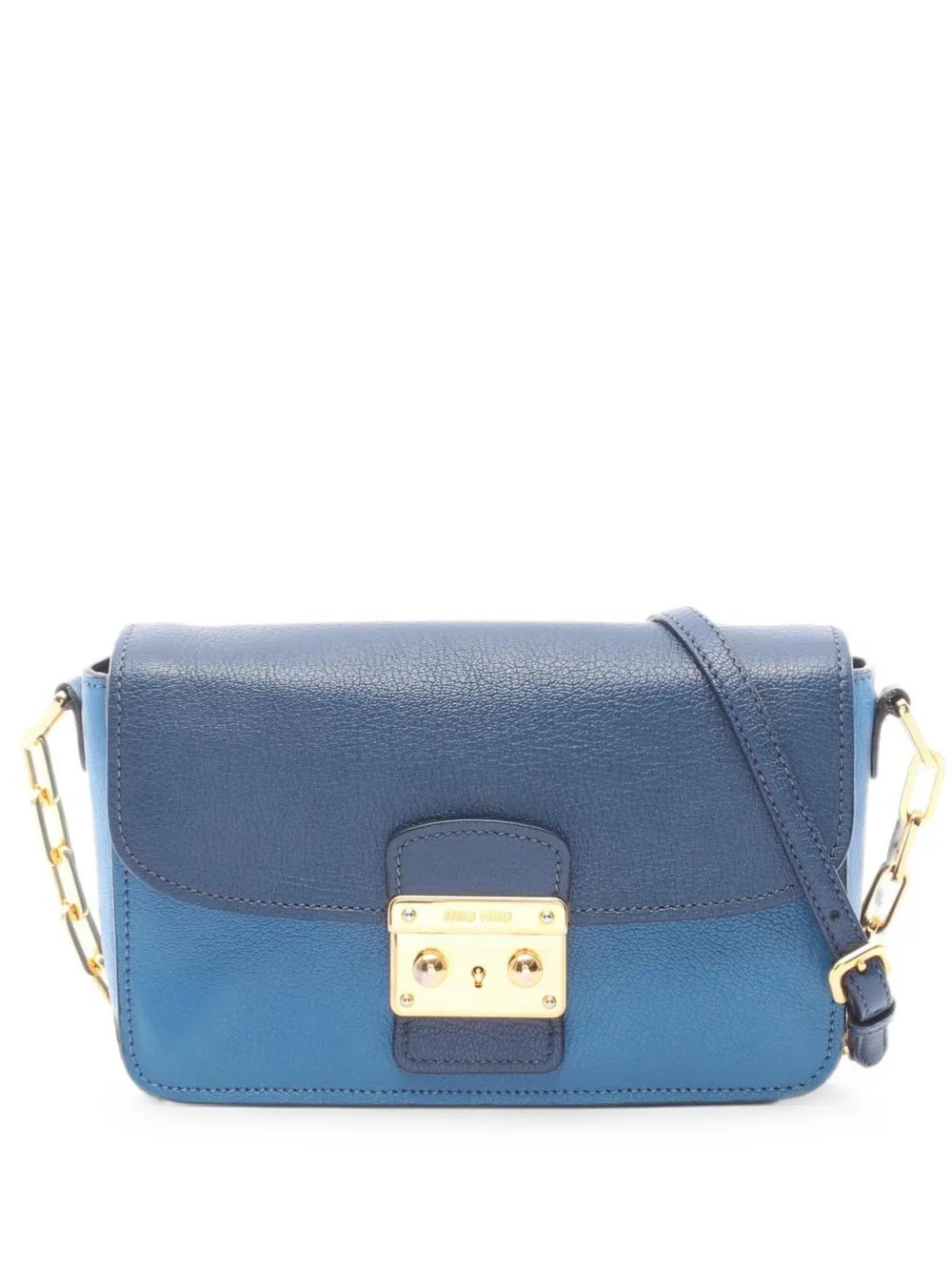 Miu Miu 2000s Madras Bicolore shoulder bag