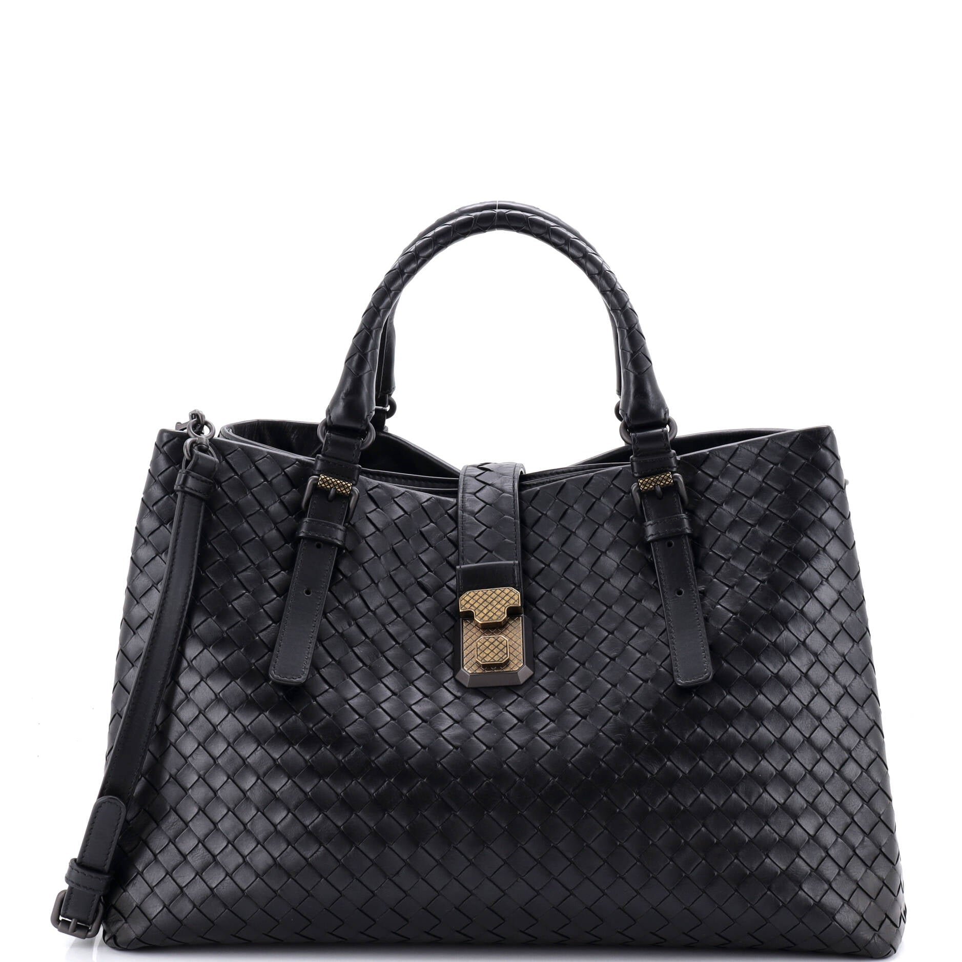 Roma Bag Intrecciato Nappa Medium