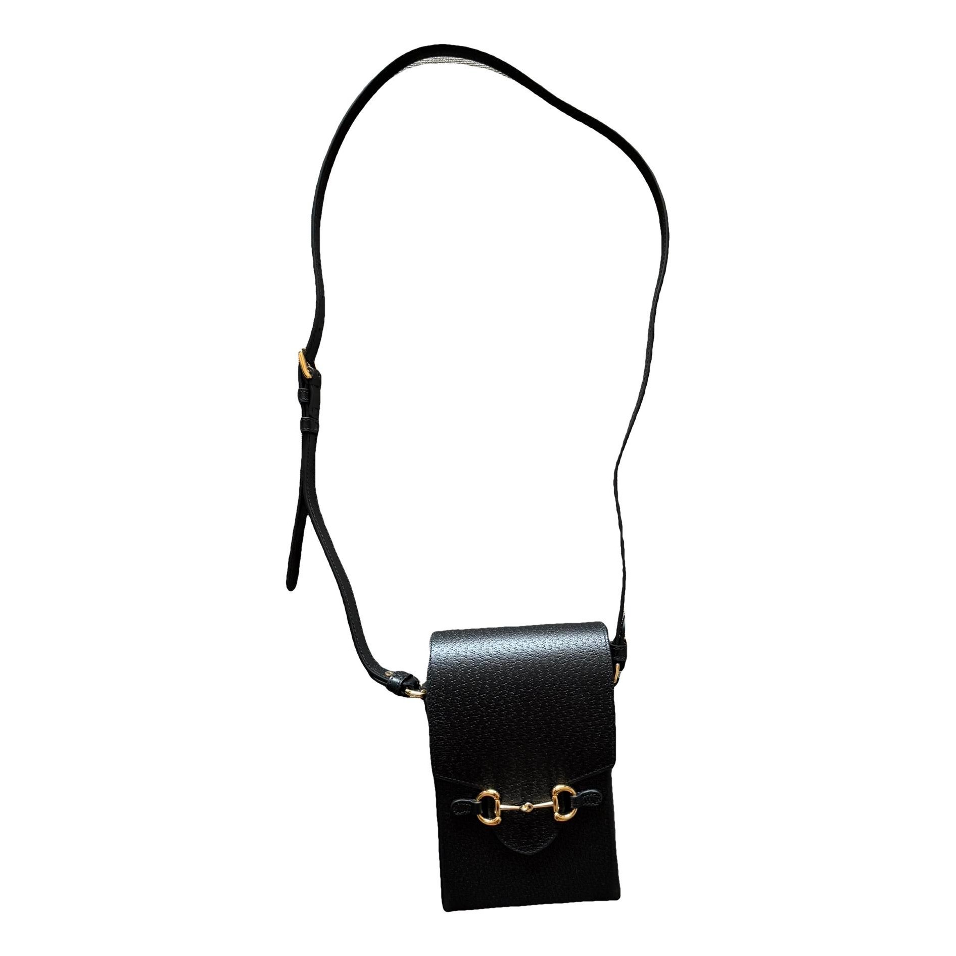 Horsebit 1955 Vertical leather crossbody bag