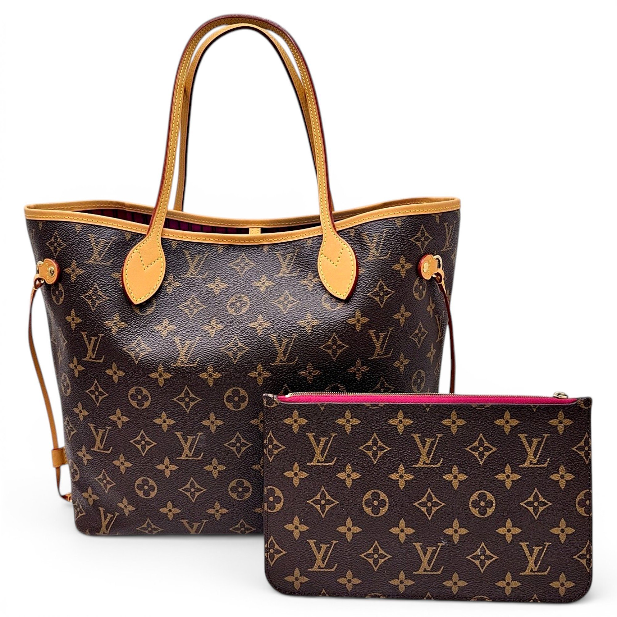 Neverfull leather tote
