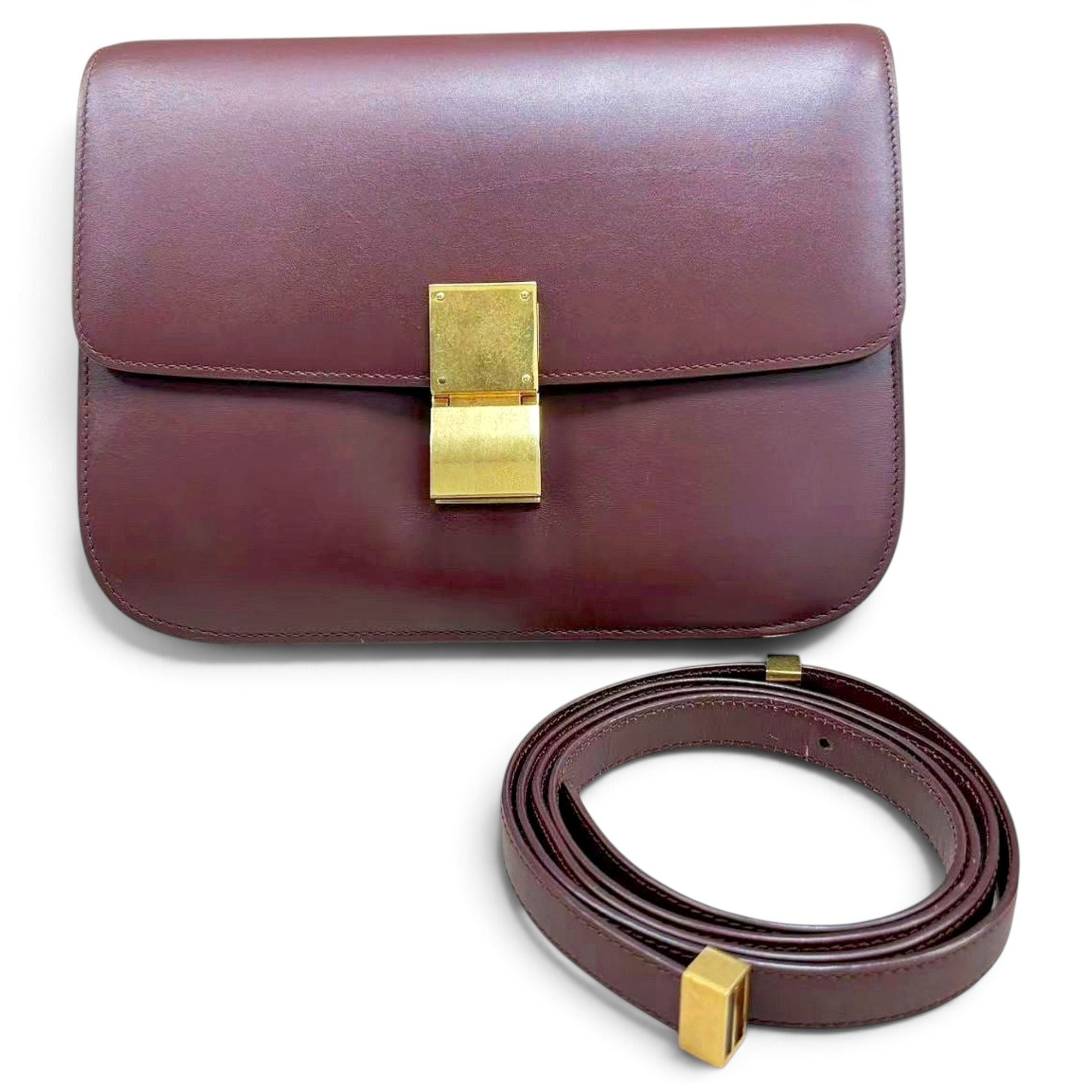 Classic leather handbag