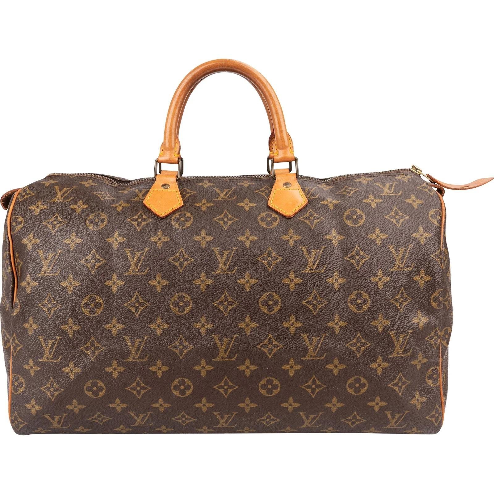 Speedy leather handbag