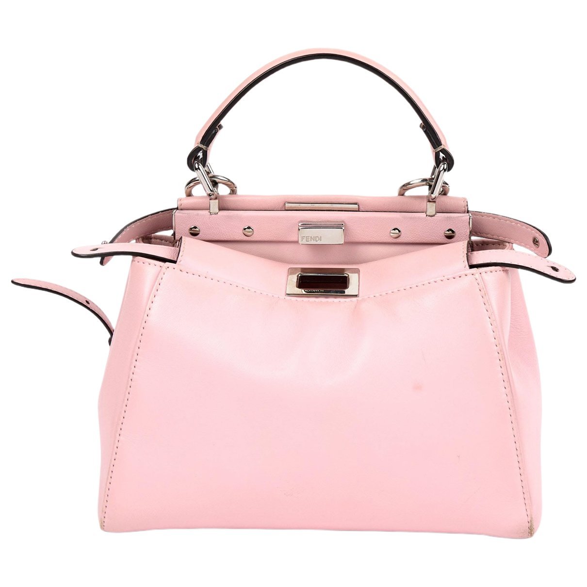 Peekaboo leather handbag
