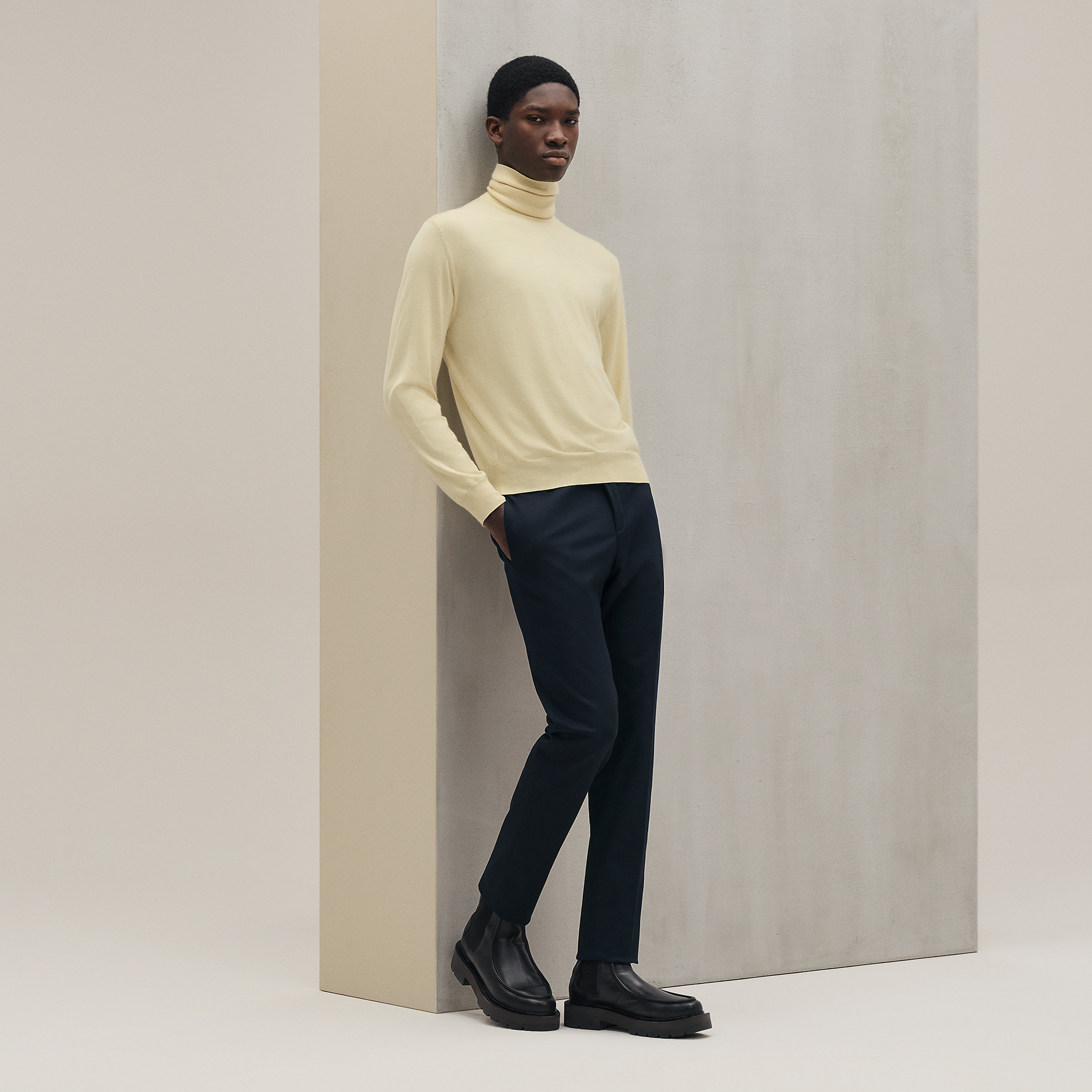"Detail H" turtleneck sweater