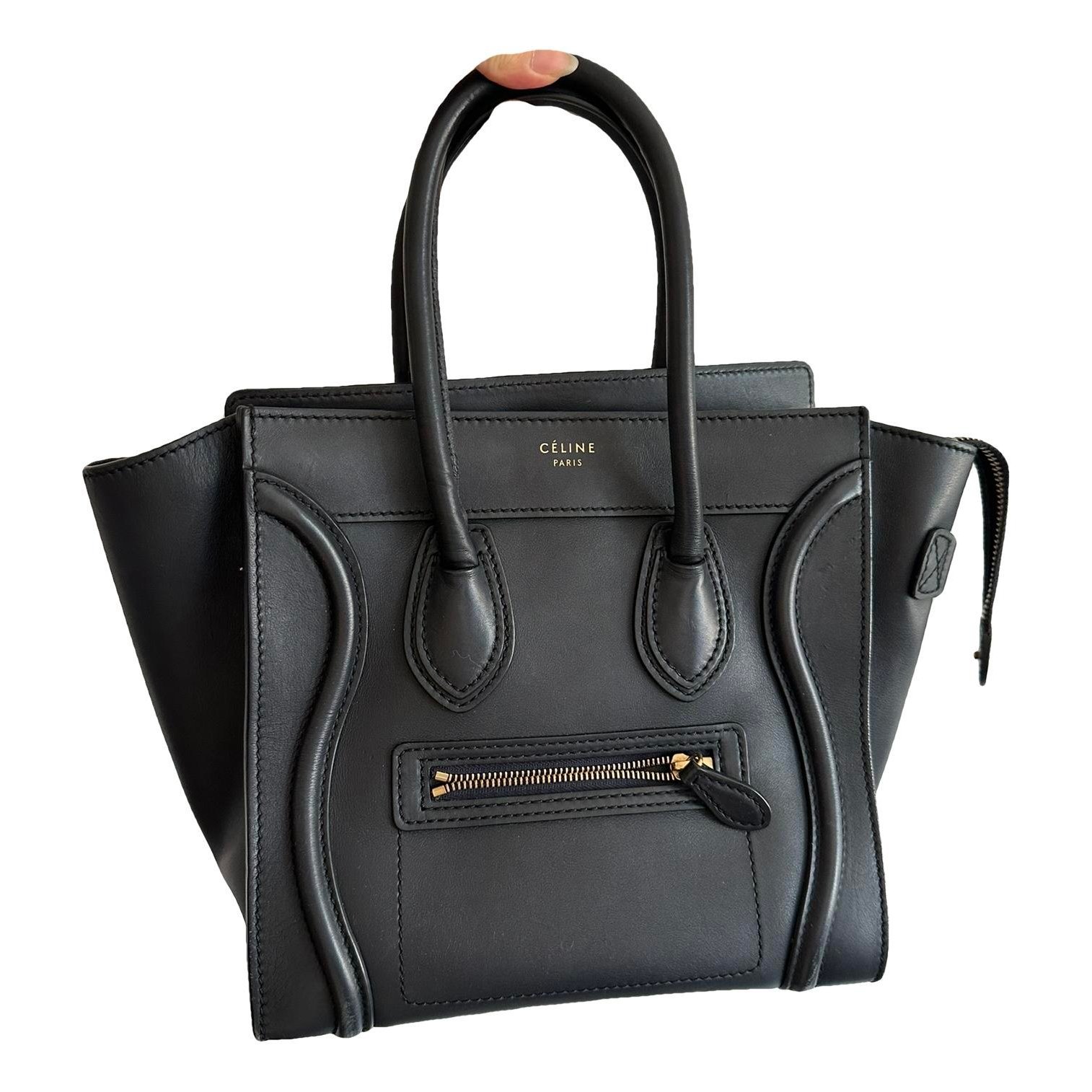 Luggage leather handbag