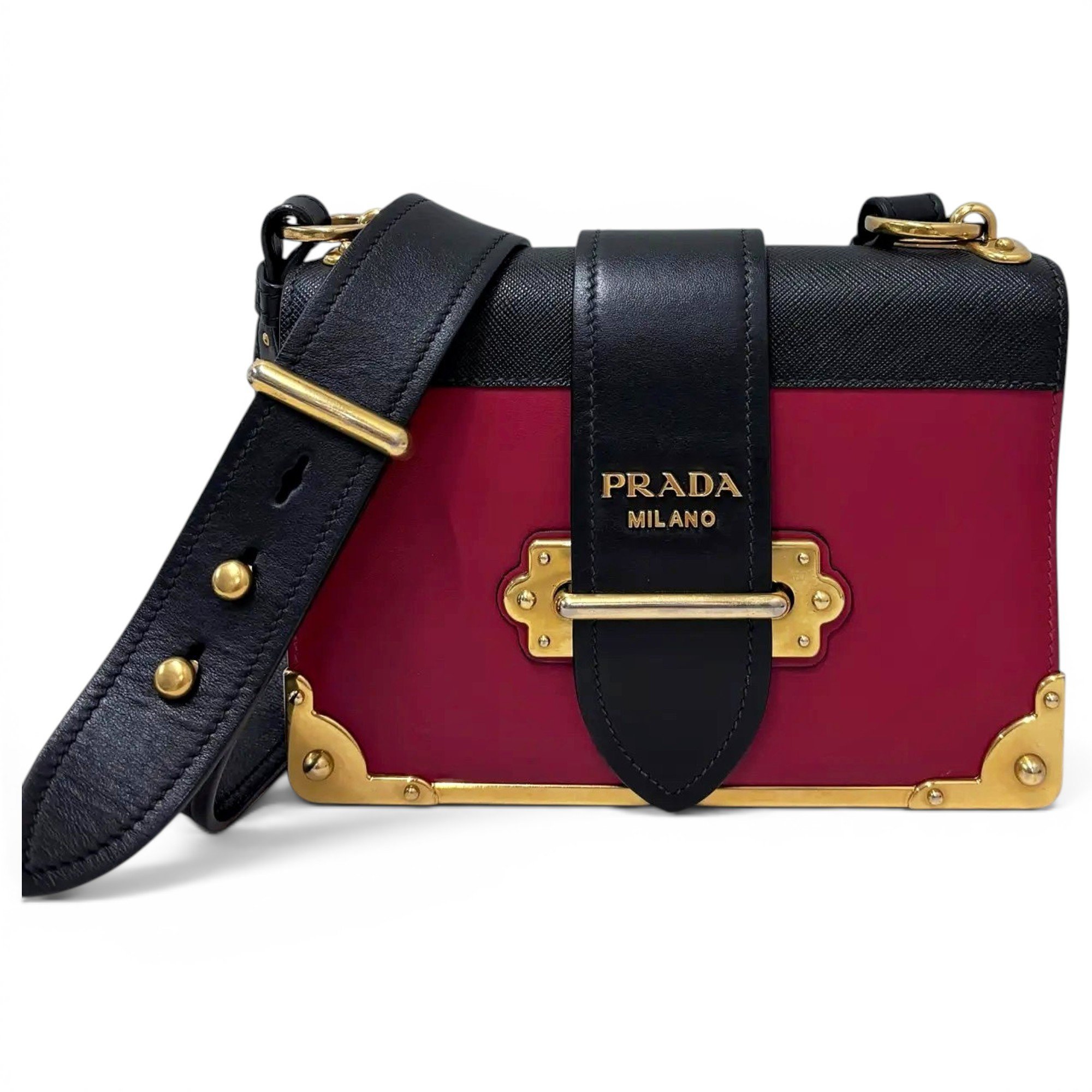 Cahier leather crossbody bag